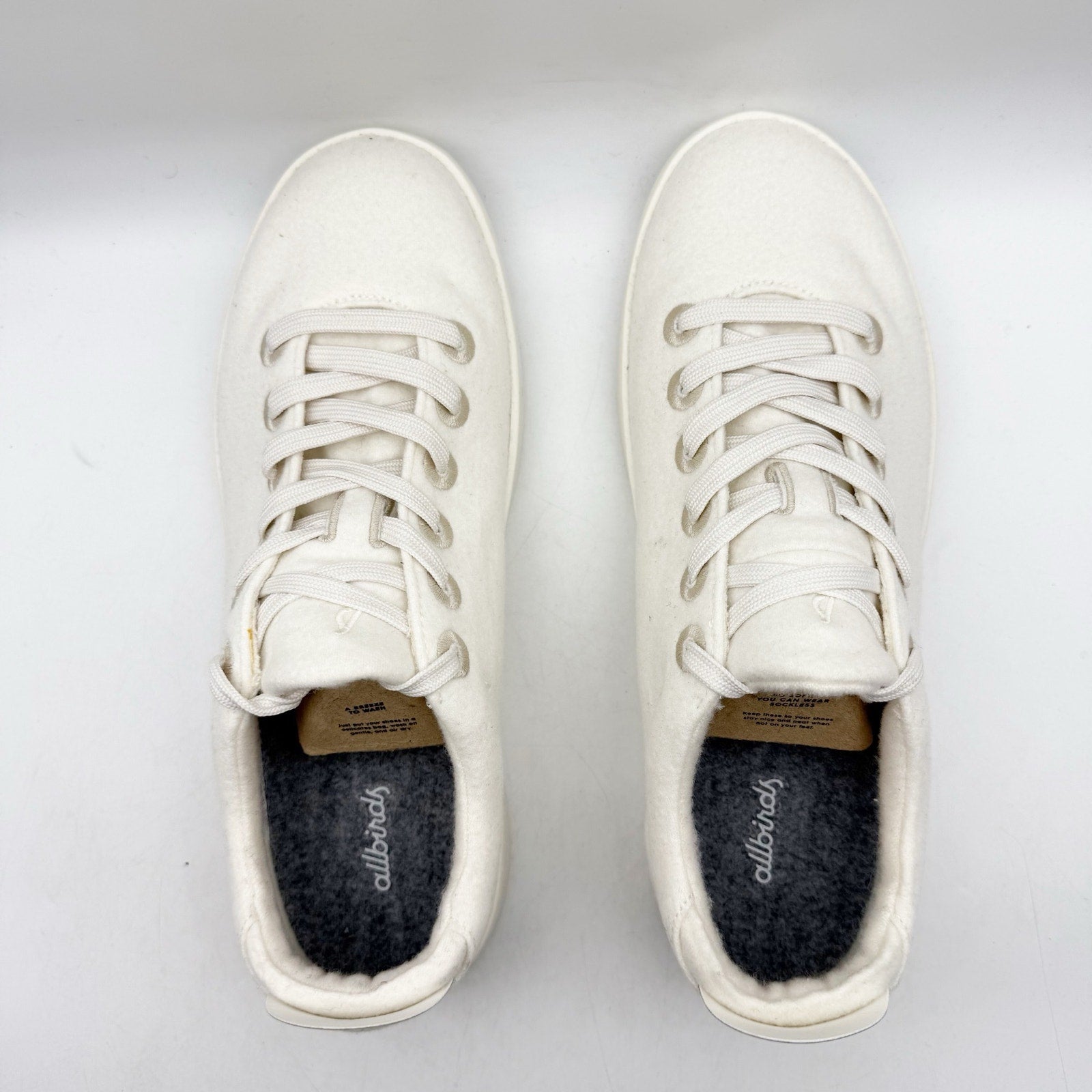 Allbirds Mens Wool Piper Low Casual Sneakers US 10 EU 42.5 White NIB