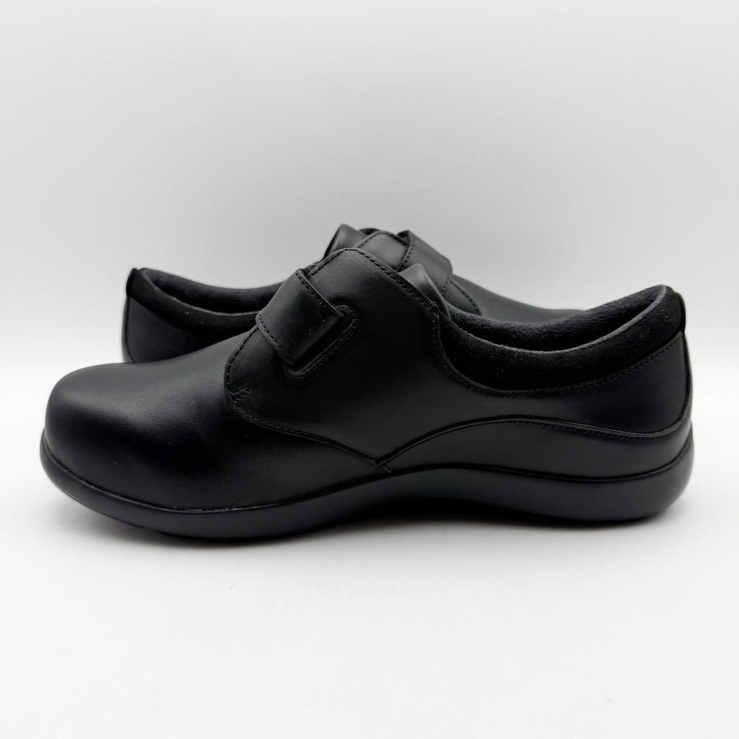 Anodyne Womens No. 81 Casual Double Depth Shoes US 9.5 XW Black Comfort NIB