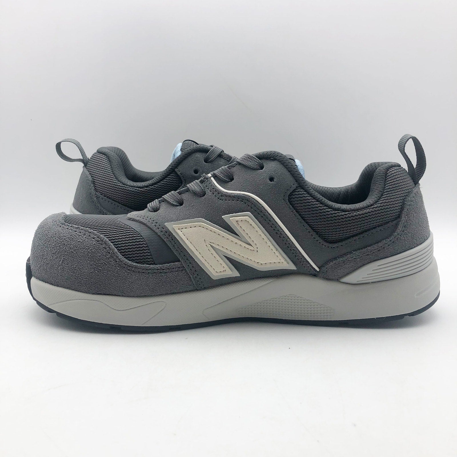 New Balance Womens Elite Lite Work Sneakers US 8 WIDE Grey Blue CT SR NIB