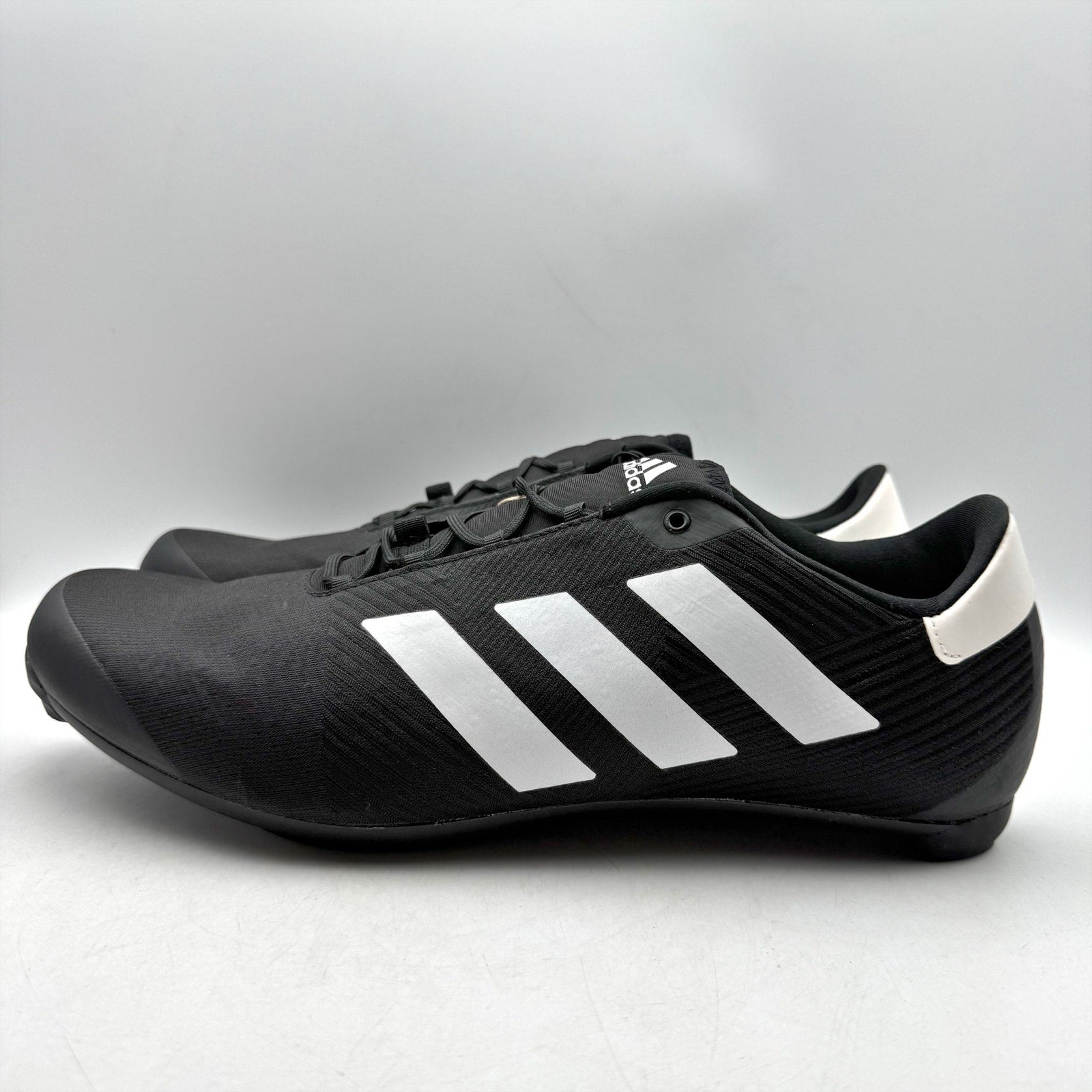 Adidas Mens The Road Cycling Shoes US 13 Black White Athletic NWT