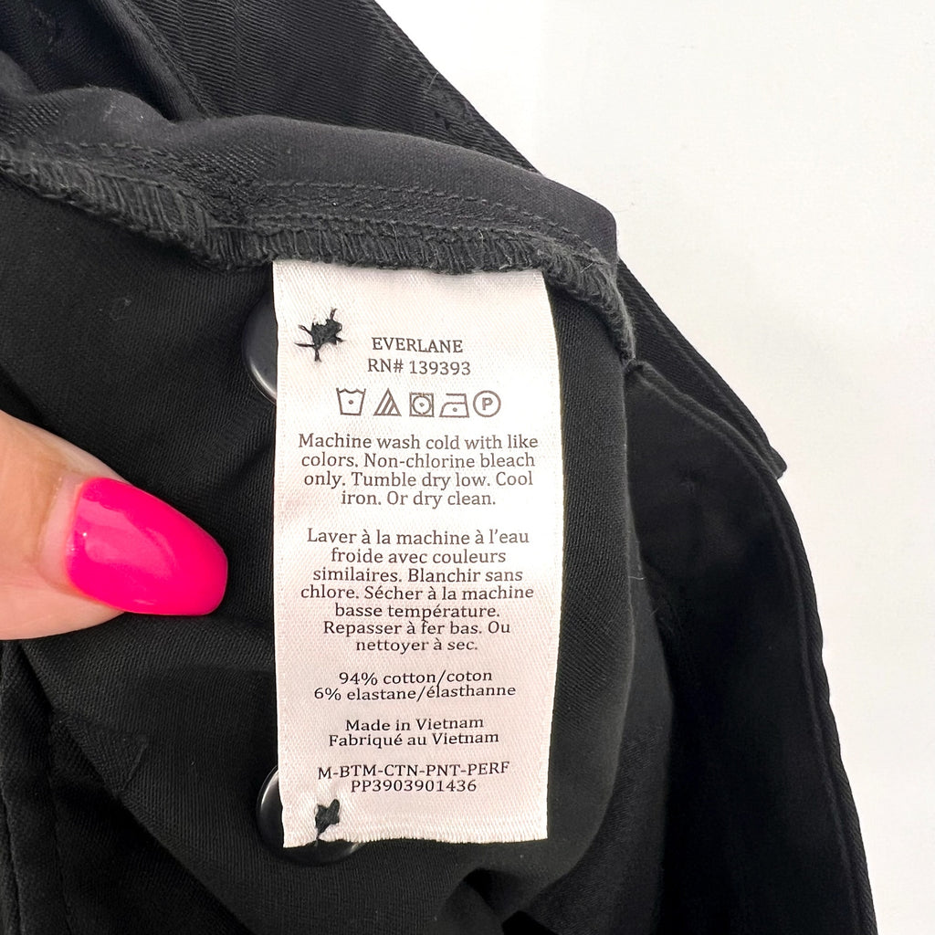 EVERLANE Men's Uniform Performance Chino Pants 36x32 Black Slim Fit NWT