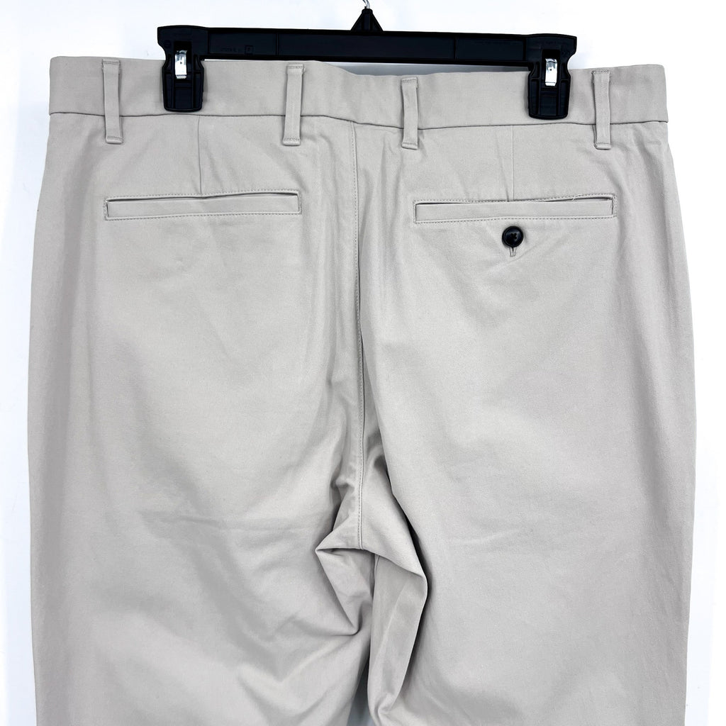 EVERLANE Men's Uniform Performance Chino 34x30 Stone Grey Pants NWT