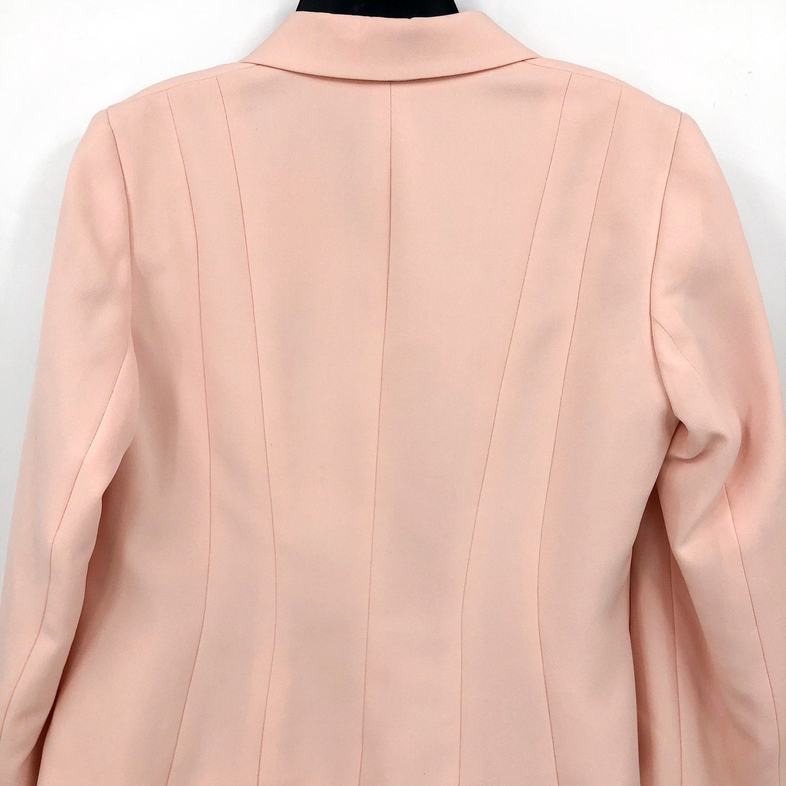 LE SUIT Womens 2 Button Suit Jacket 6 PETITE Light Blossom Pink Notch Blazer NWT