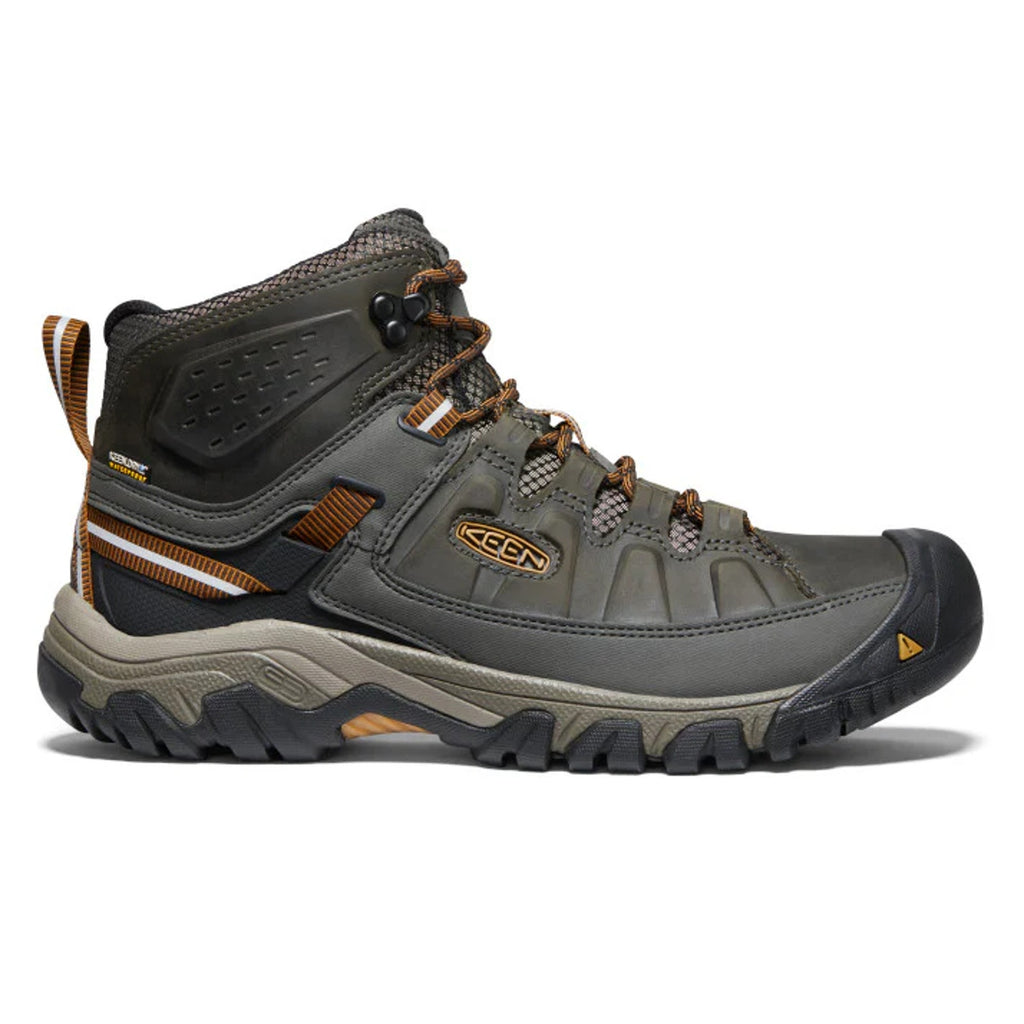 Keen Mens Targhee lll Mid Boot US 13 EU 47 Brown Grey Waterproof Leather NWOB