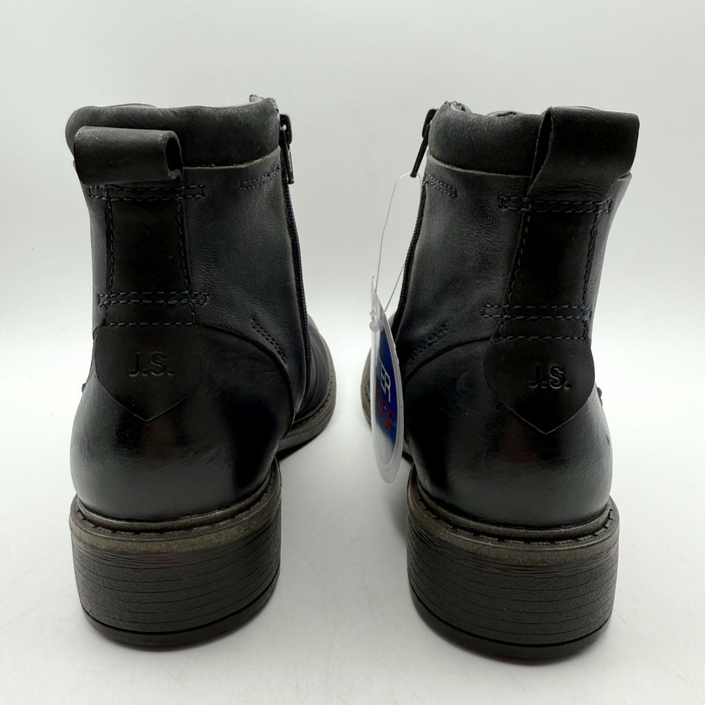 Josef Seibel Womens Selena 50 Boots EU 39 US 8-8.5 Blue Leather Waterproof NIB