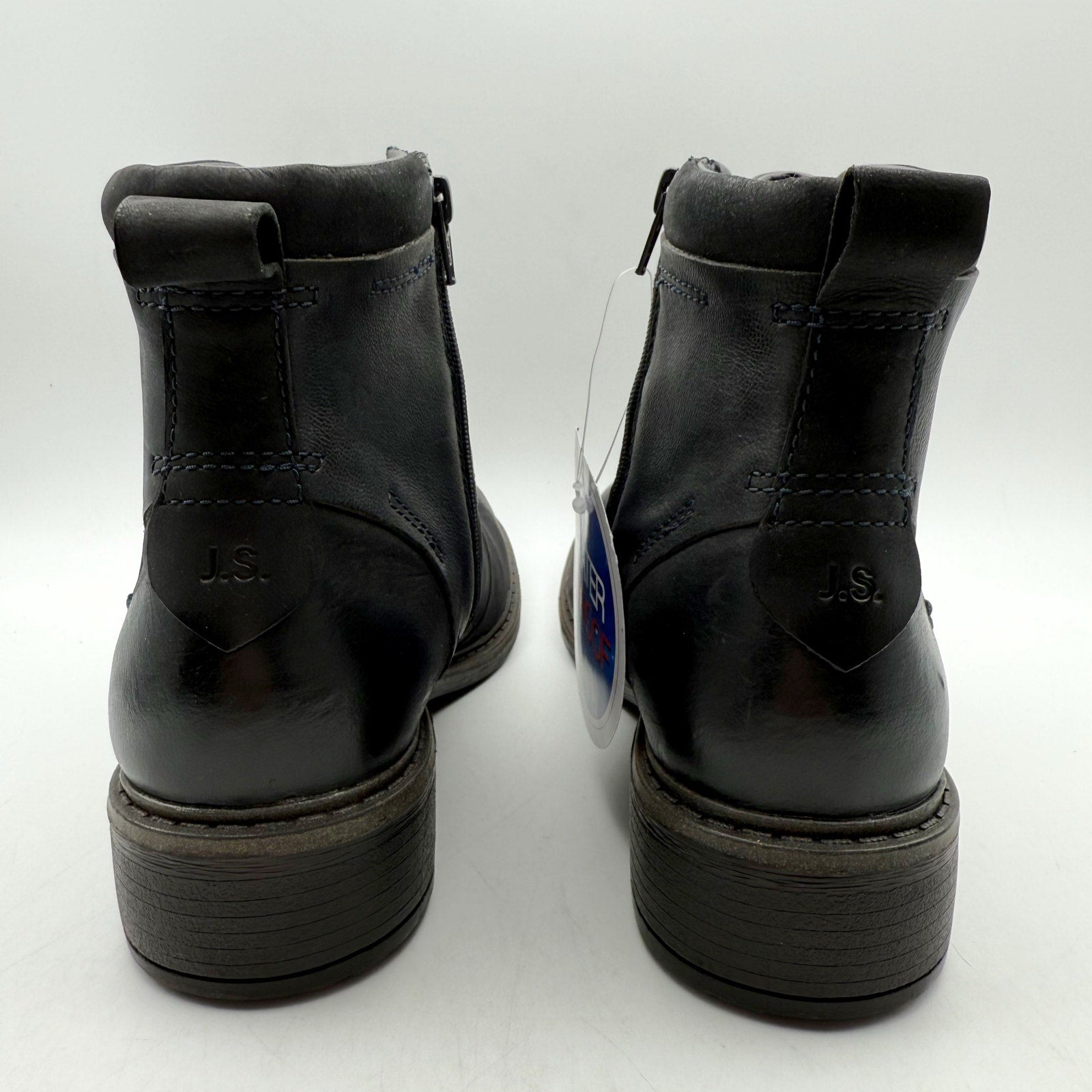 Josef Seibel Womens Selena 50 Boots EU 39 US 8-8.5 Blue Leather Waterproof NIB