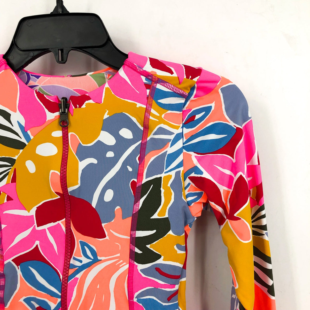 MAAJI Girls Miku Reversible Long Sleeve One Piece Size 14 Pink Jungle Rain NWT