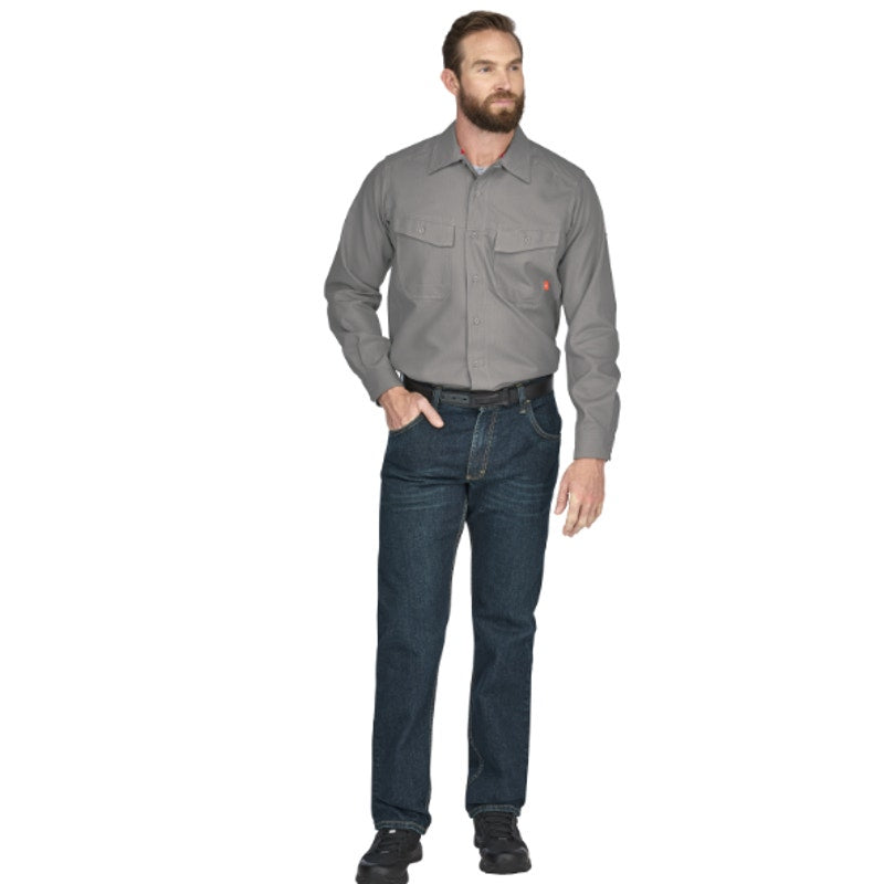 BULWARK Men's iQ Series Endurance Collection FR Work Shirt Medium Grey NWOT