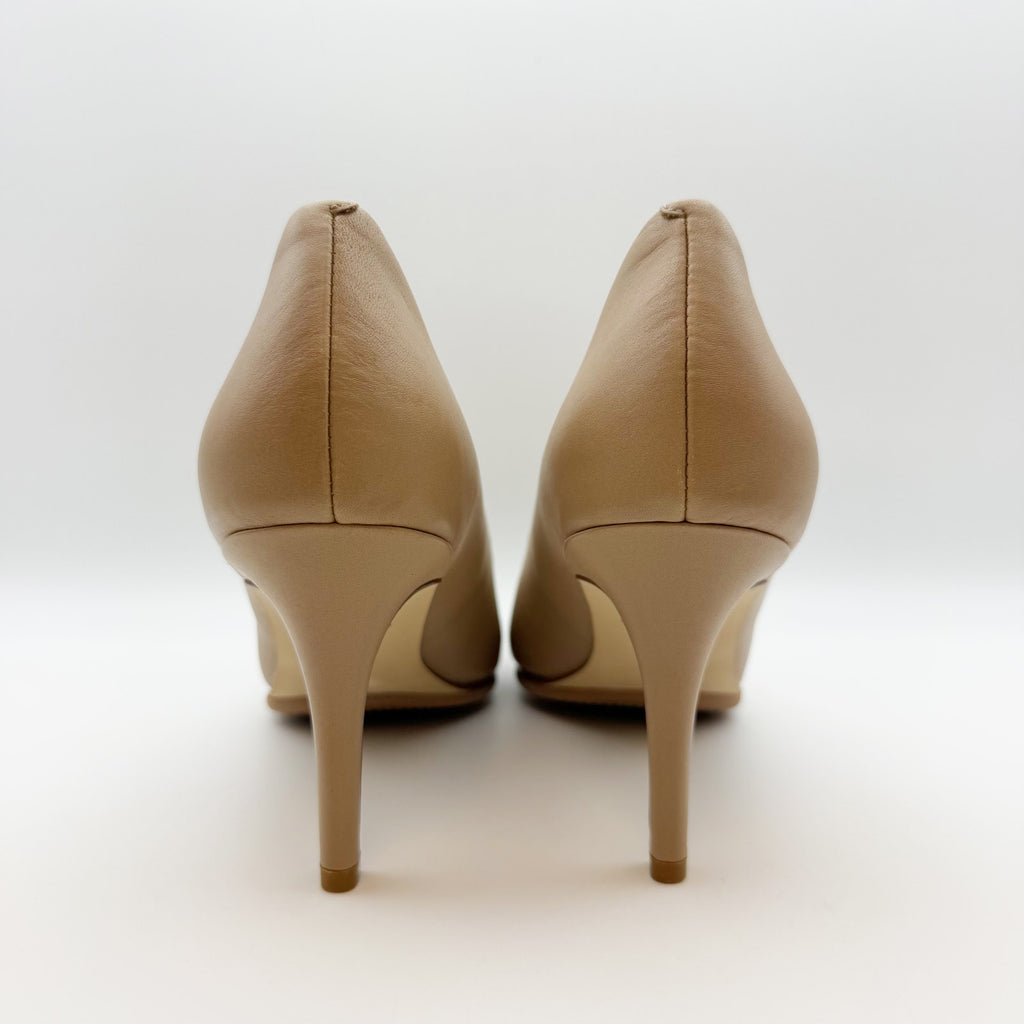 Cole Haan Womens Grand Ambition Pumps US 9.5 B Tan Amphora Leather Heels NWOB