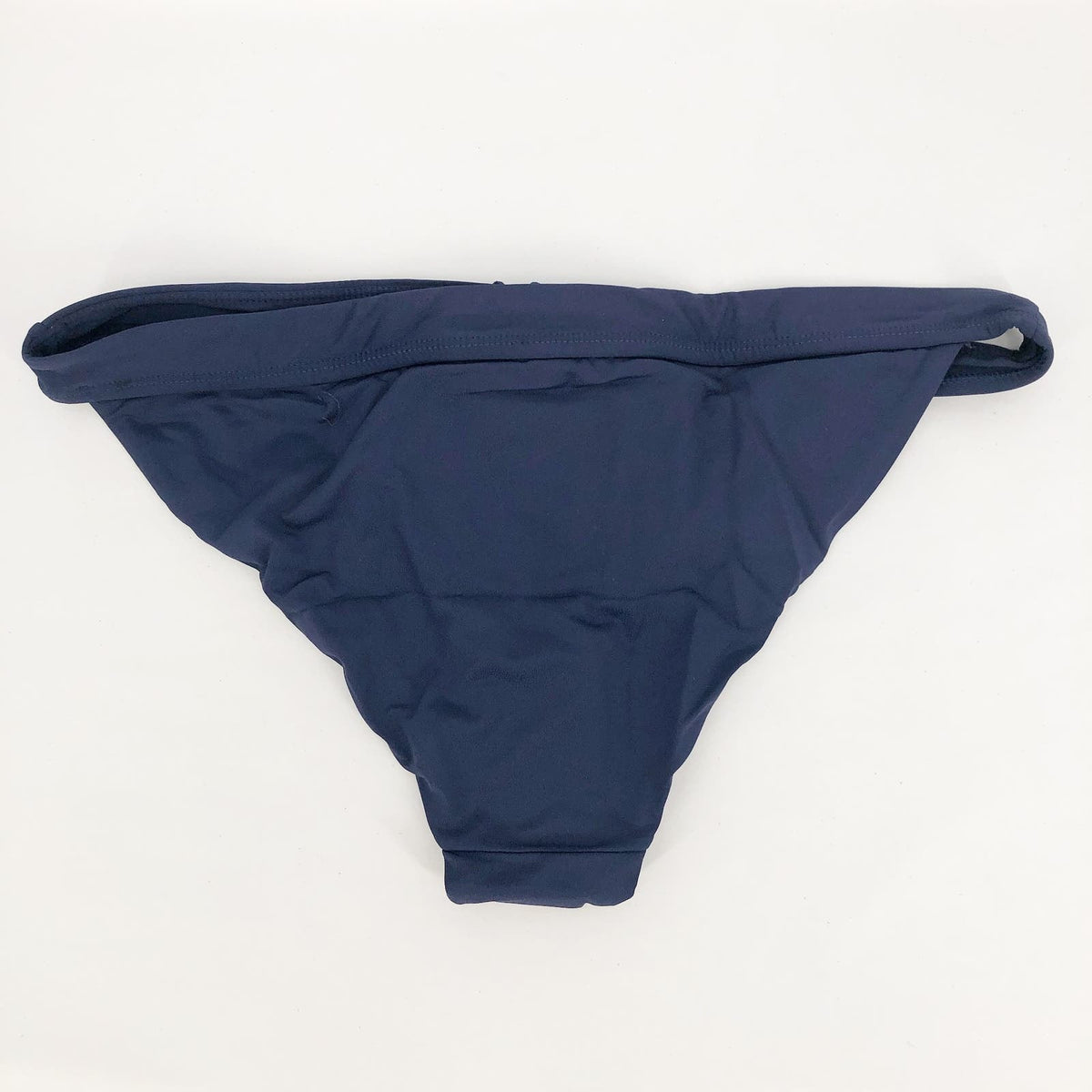 ANDIE SWIM Banded Cheeky Bikini Bottom XL US 16 Navy Blue NWT