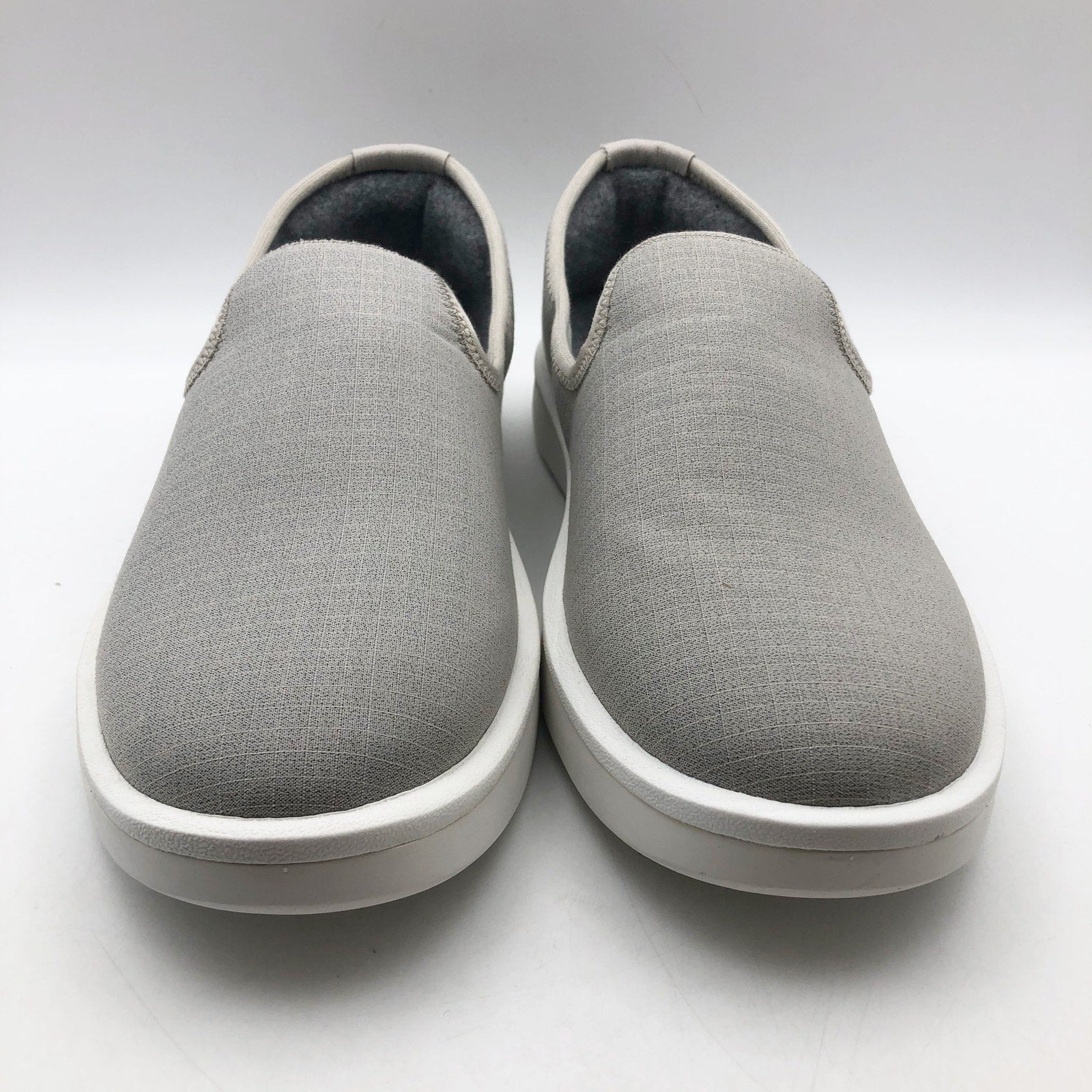 AllBirds Mens Wool Lounger Sneakers US 8 EU 40.5 Pewter Grey Woven Slip On NIB