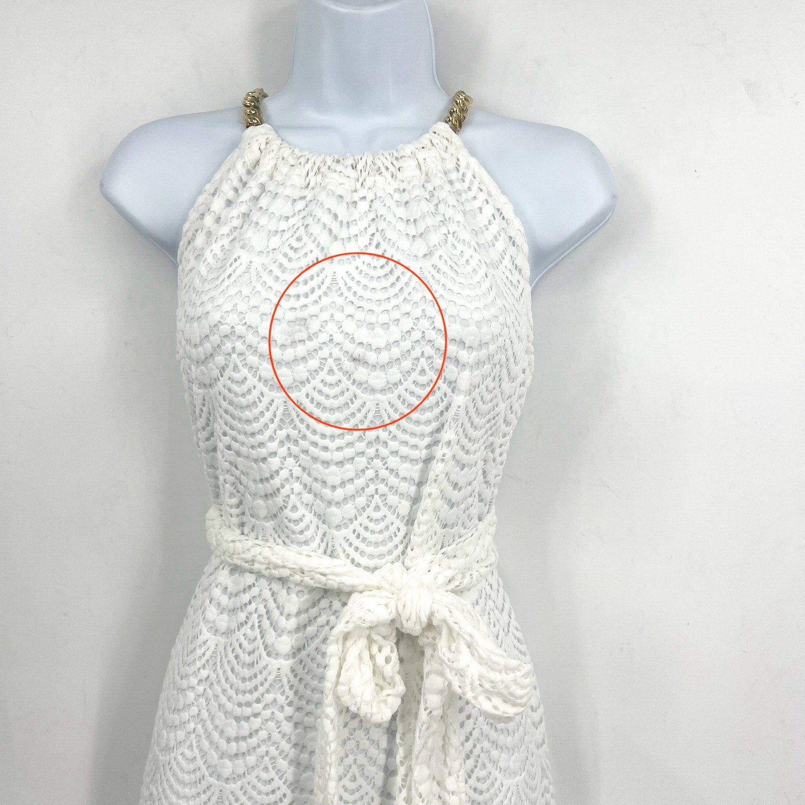 LILLY PULITZER Bingham Lace Midi Dress XS Resort White Scalloped Shell NWT