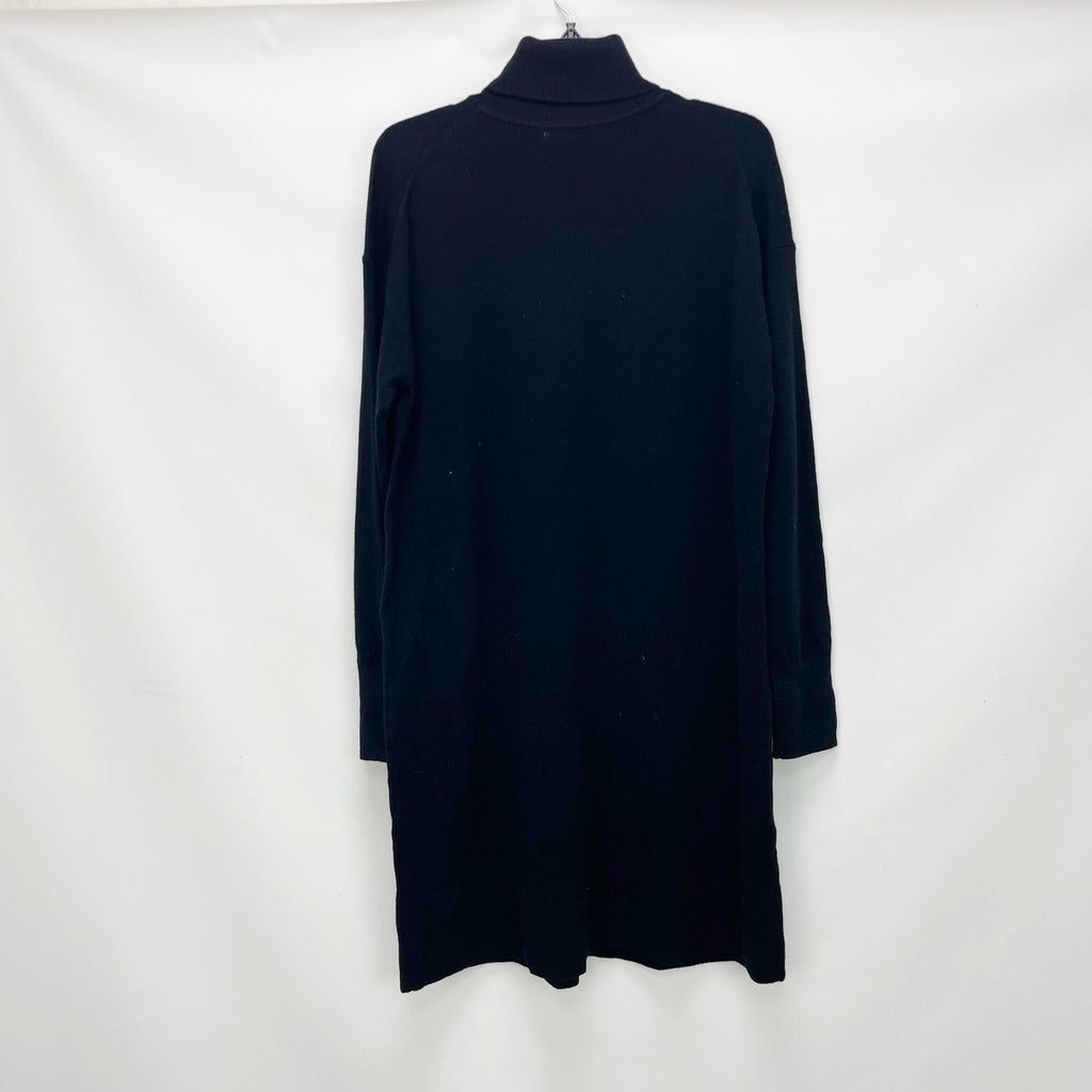 Everlane Womens The Cashmere Turtleneck Dress Large Black NWT