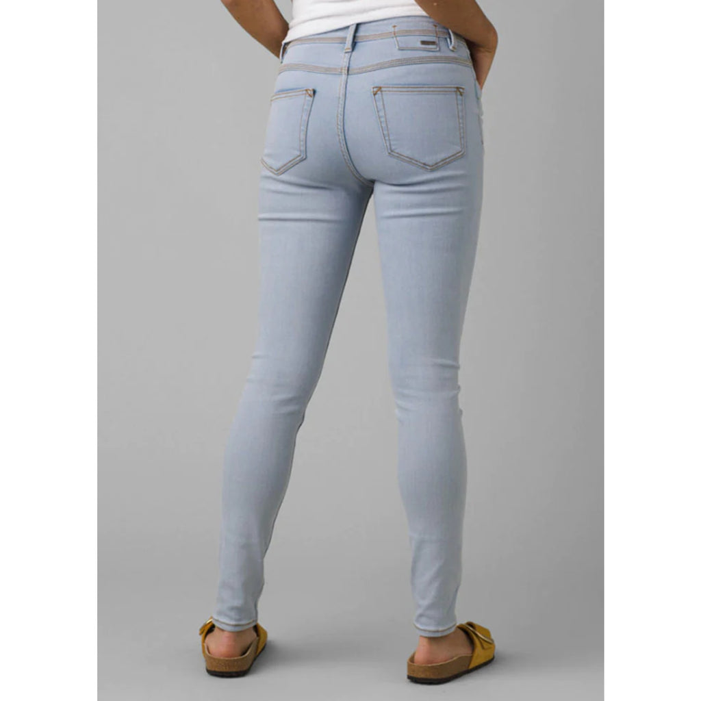 PRANA Women's Soma Skinny Jeans 28x29 US 6 Blue Light Wash High Rise Stretch NWT