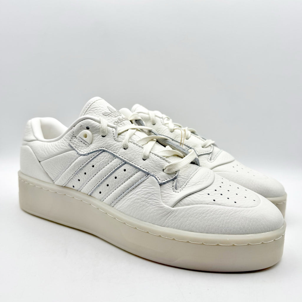 Adidas Originals Mens Rivalry Low Lux Casual Sneaker Size 11.5 White Leather NIB