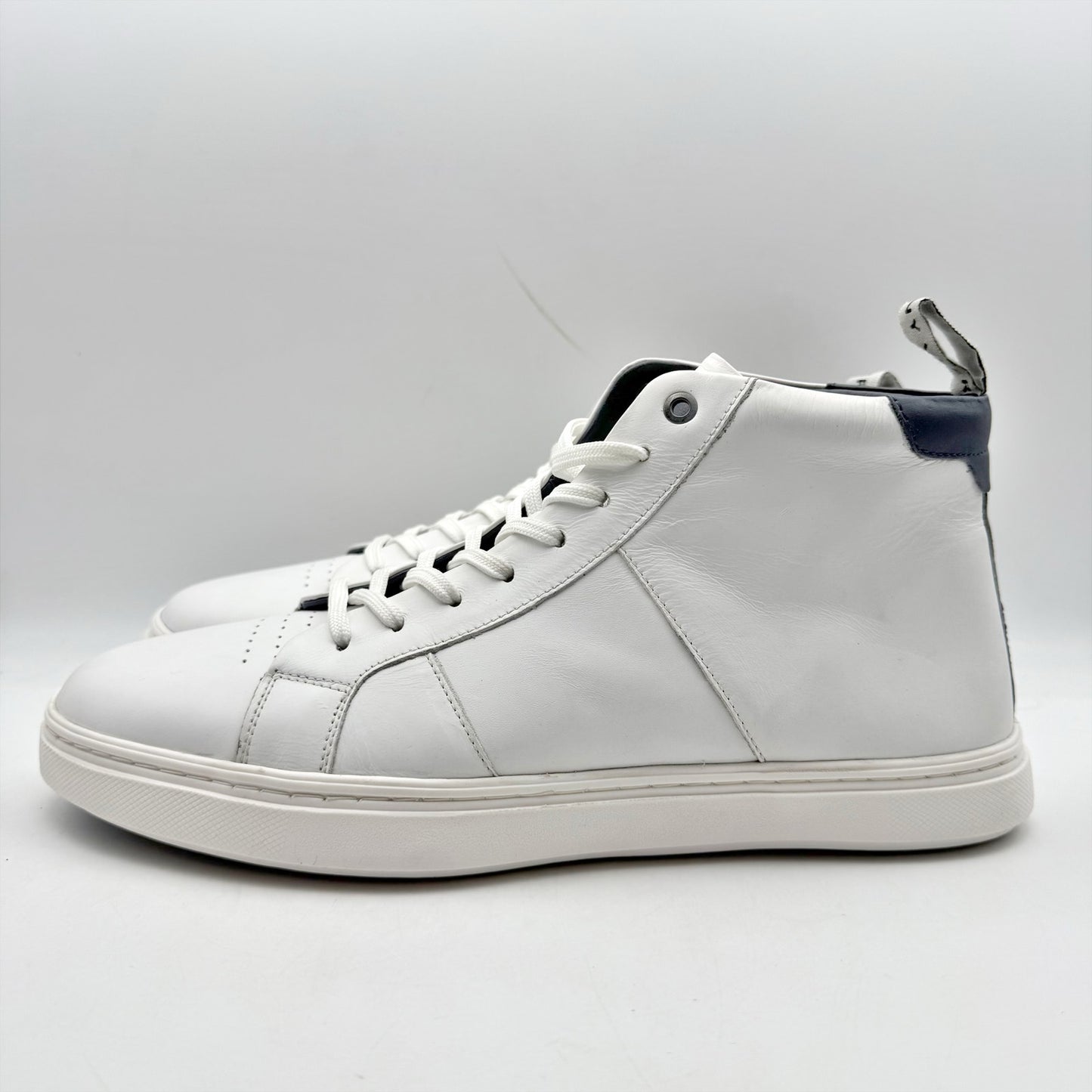Anthony Veer Mens Kips High-Top Sneakers US 10.5 EU 43.5 White Leather NWOB