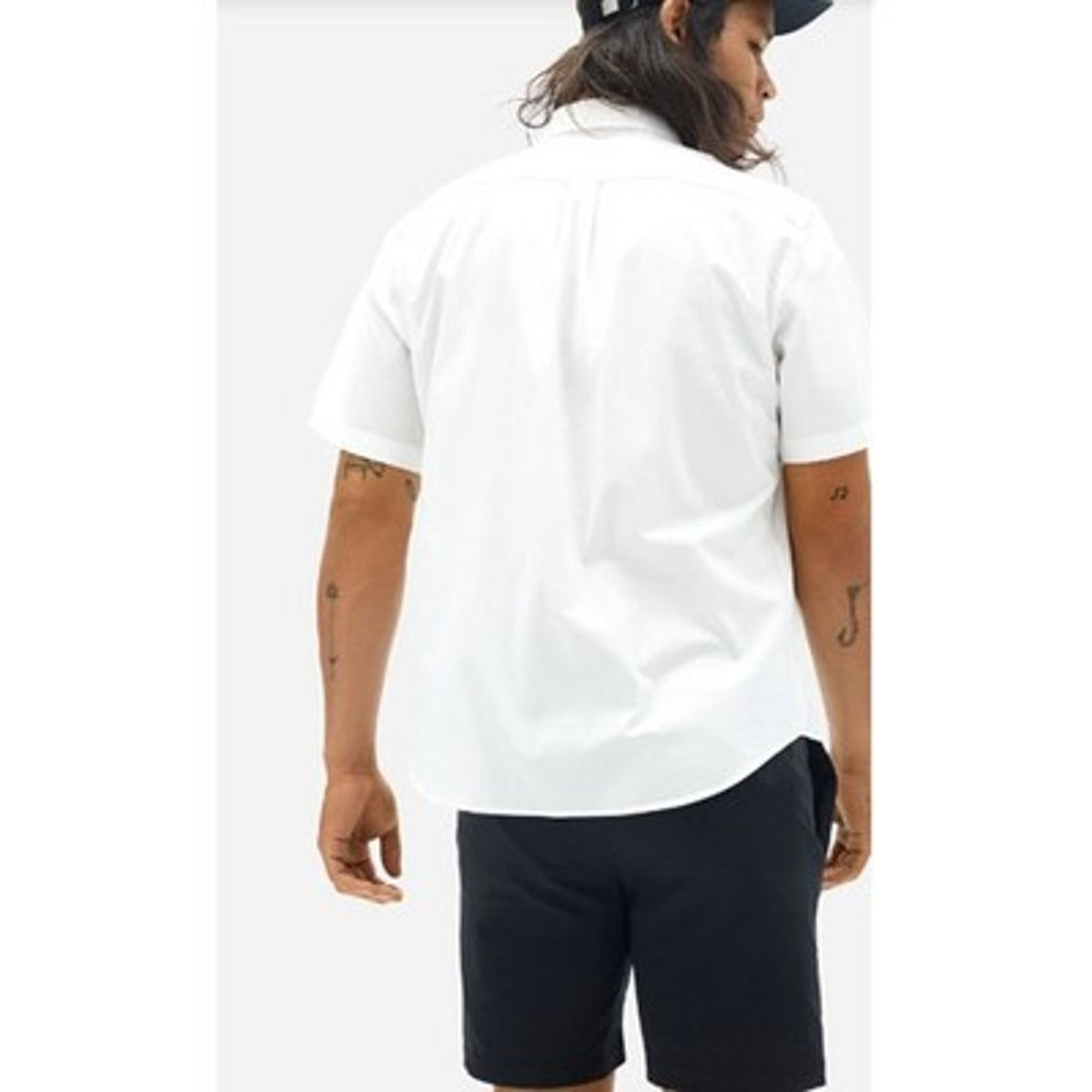 Everlane Mens Performance Air Oxford Shirt XS White Short-Sleeve Slim Fit NWT