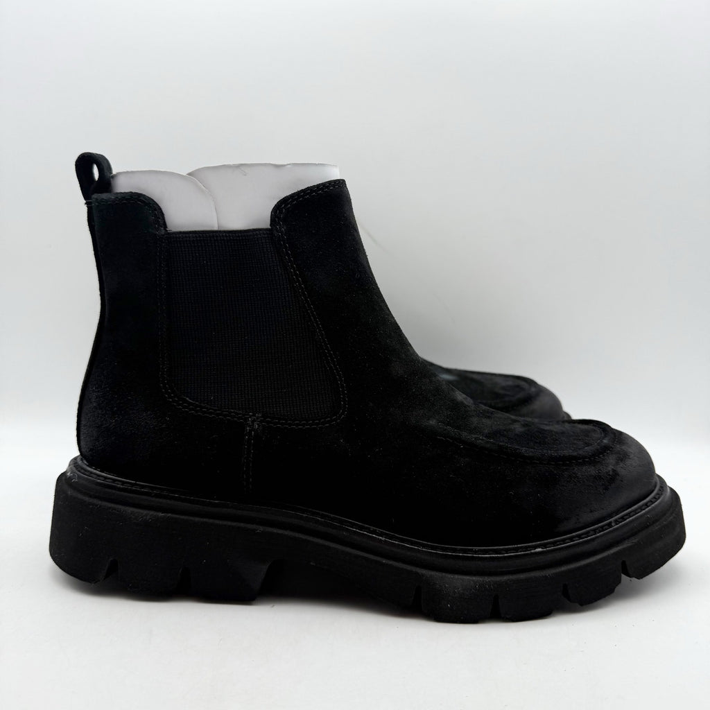 Sofft Womens Samira Chelsea Ankle Boots Size 9 M EU 39.5 Black Suede NIB