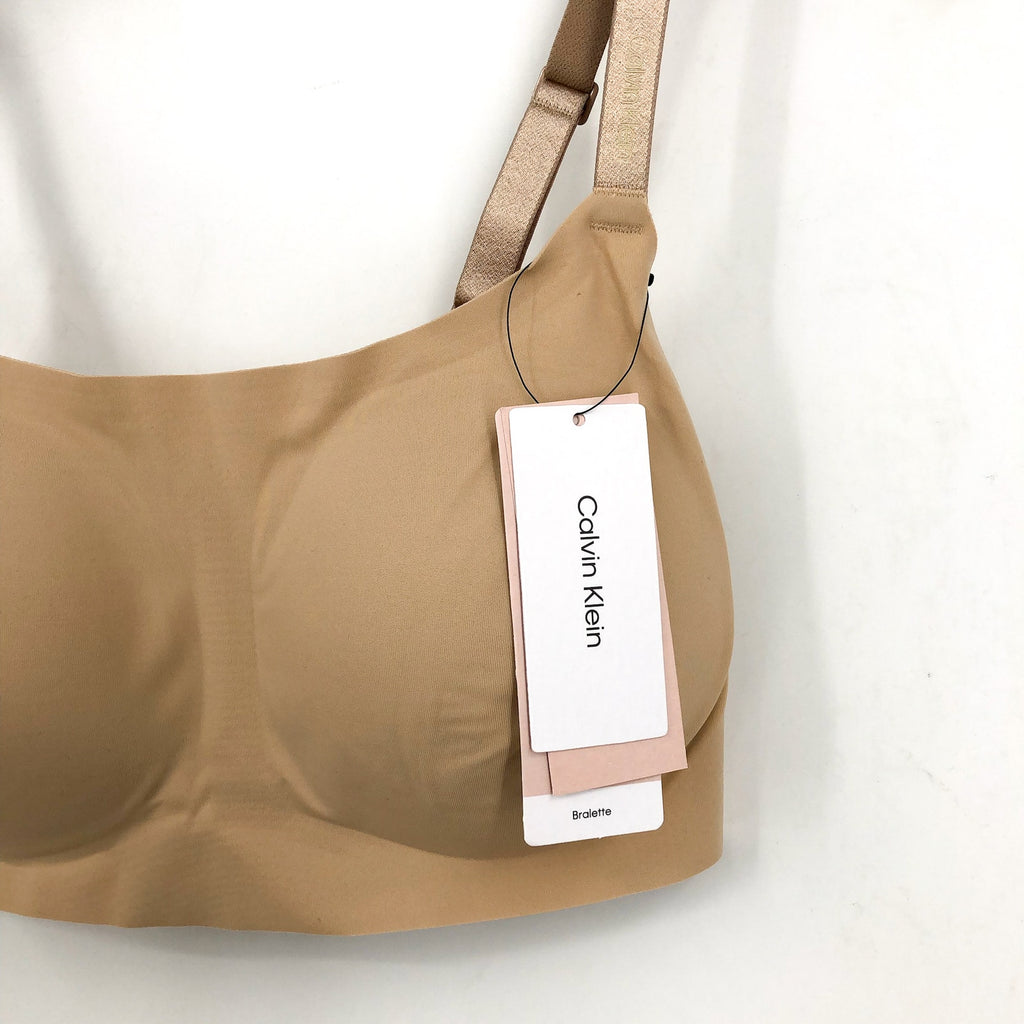 CALVIN KLEIN Invisibles Comfort Bralette Medium Lightly Lined Bare Seamless NWT