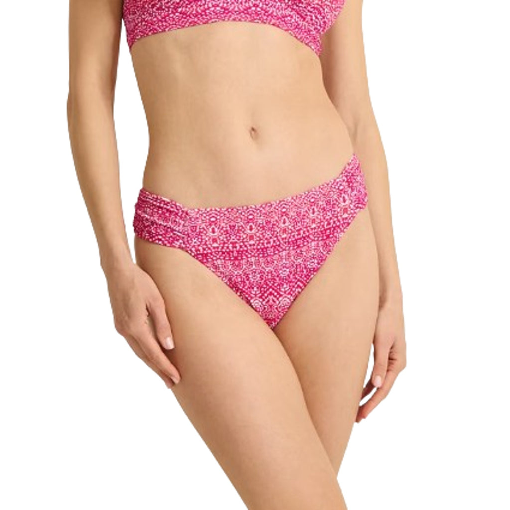 TOMMY BAHAMA Island Cays Hipster Bikini Bottom Medium Pink Maui Reversible NWT