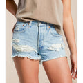 LEVI'S Womens 501 Original Shorts Size 26 US 2 Medium Wash Fault 563270012 NWT