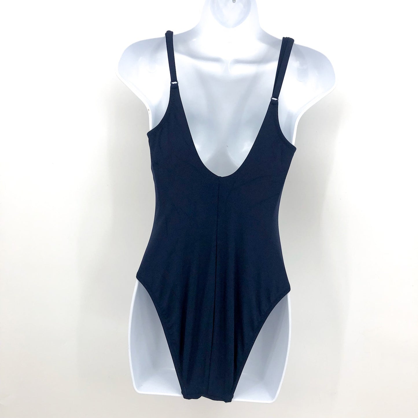 ROBIN PICCONE Ava Scoop Neck Mio One Piece Swimsuit Size 12 Navy Blue NWT