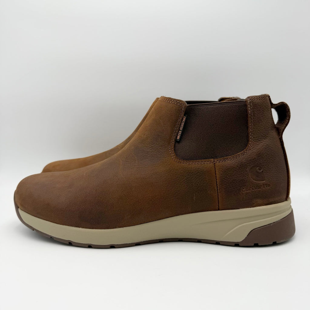 Carhartt Mens Force 4" Romeo Ankle Boots Size 14 Wide Brown Water Resistant NIB
