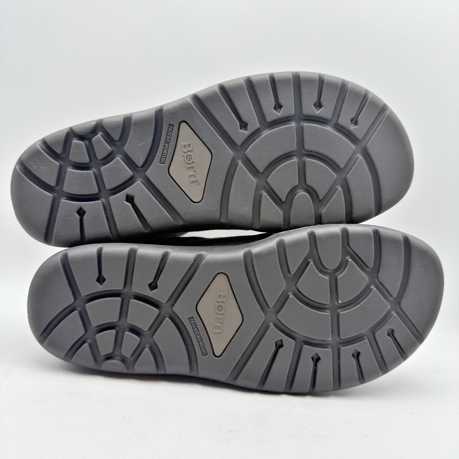 Born Mens Nigel 3-Eye Shoes US 8 M EU 41 Grey Distressed Leather NIB
