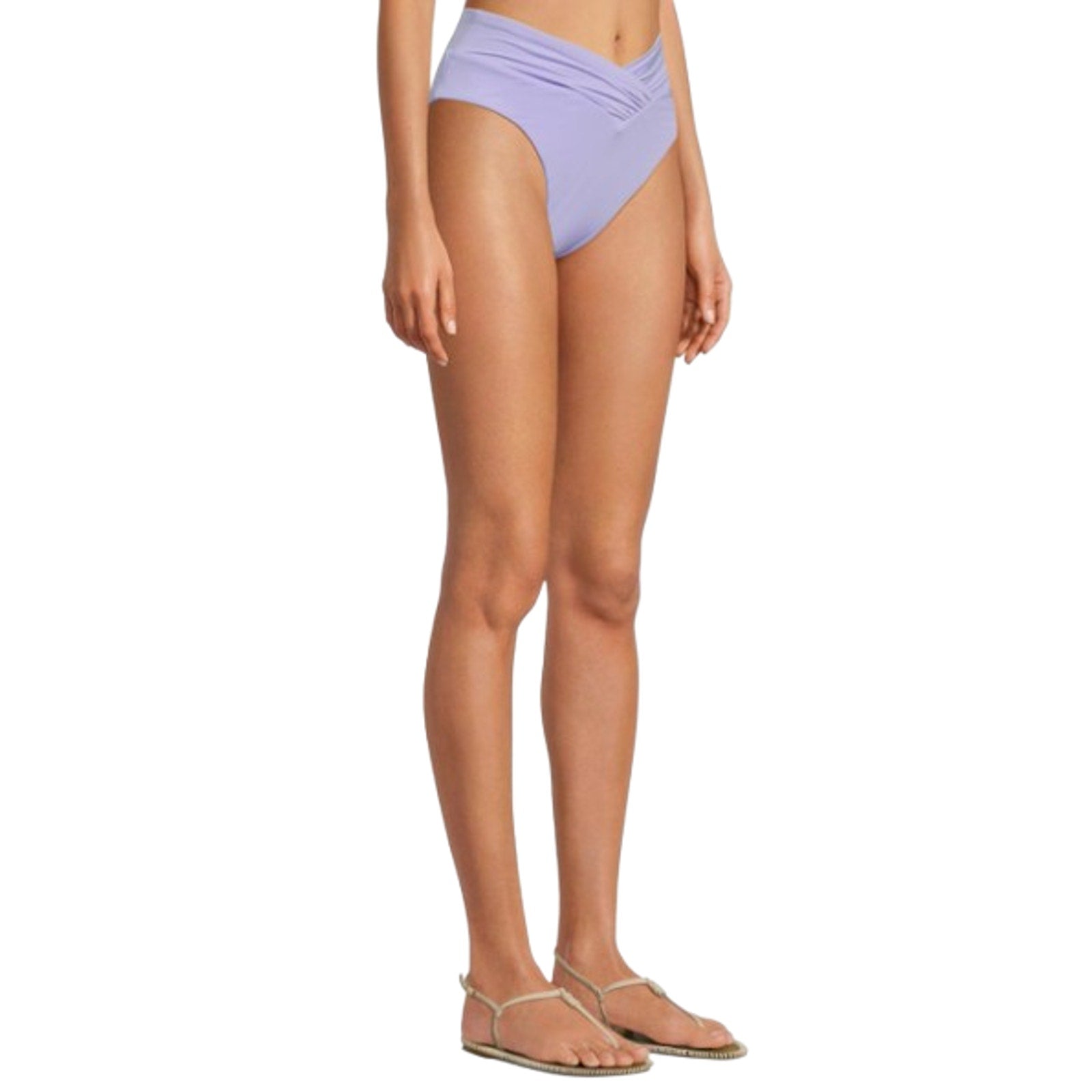 BECCA Color Code Carolina French Cut Bikini Bottom Medium Bellflower Purple NWOT