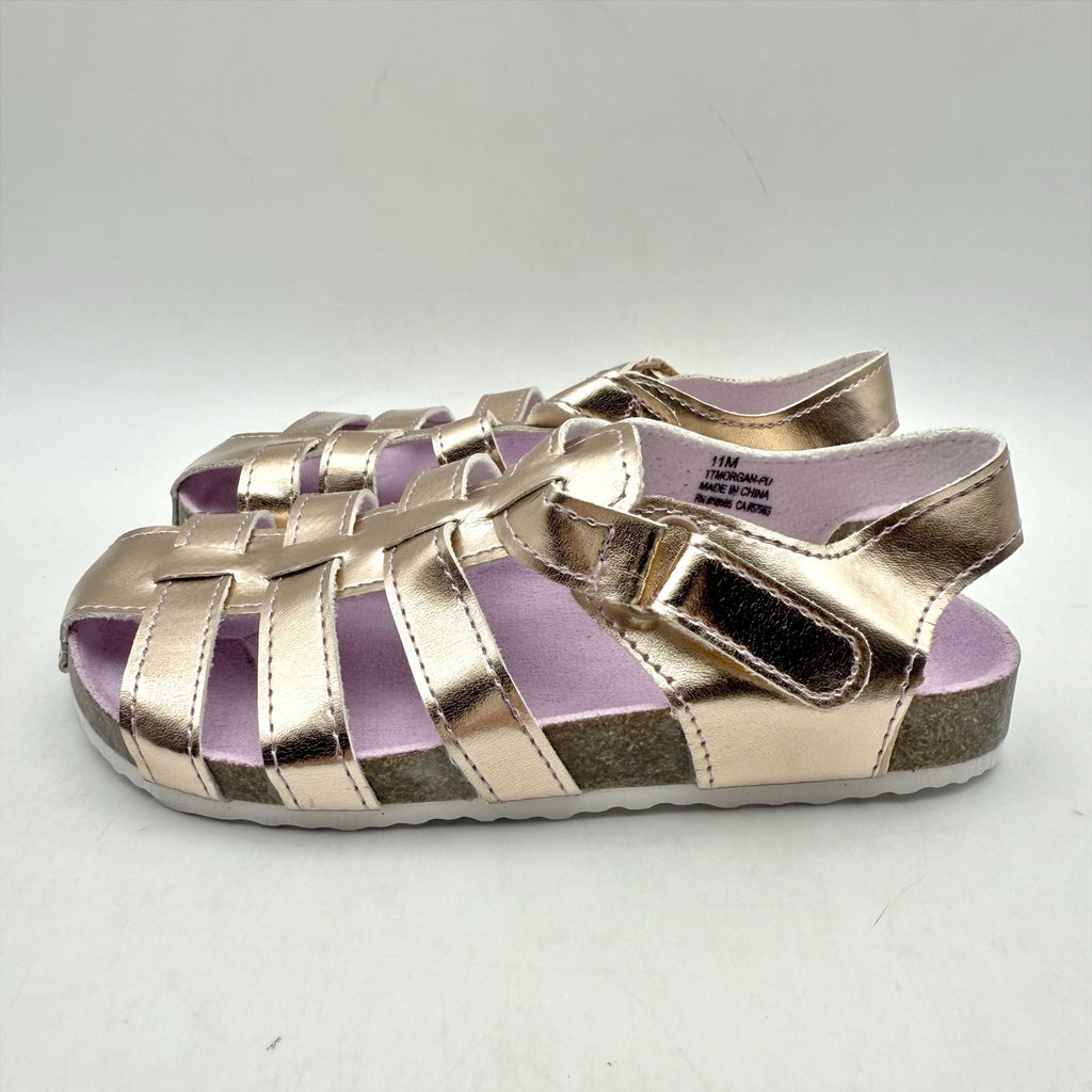 Tucker & Tate Little Kids Fisherman Morgan Sandals Size 9 M EU 26 Rose Gold NIB