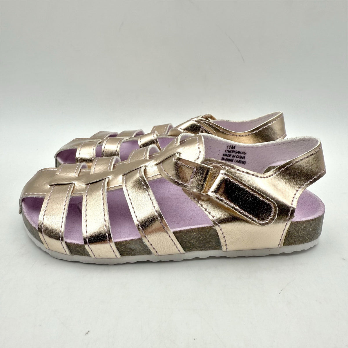 Tucker & Tate Little Kids Fisherman Morgan Sandals Size 9 M EU 26 Rose Gold NIB