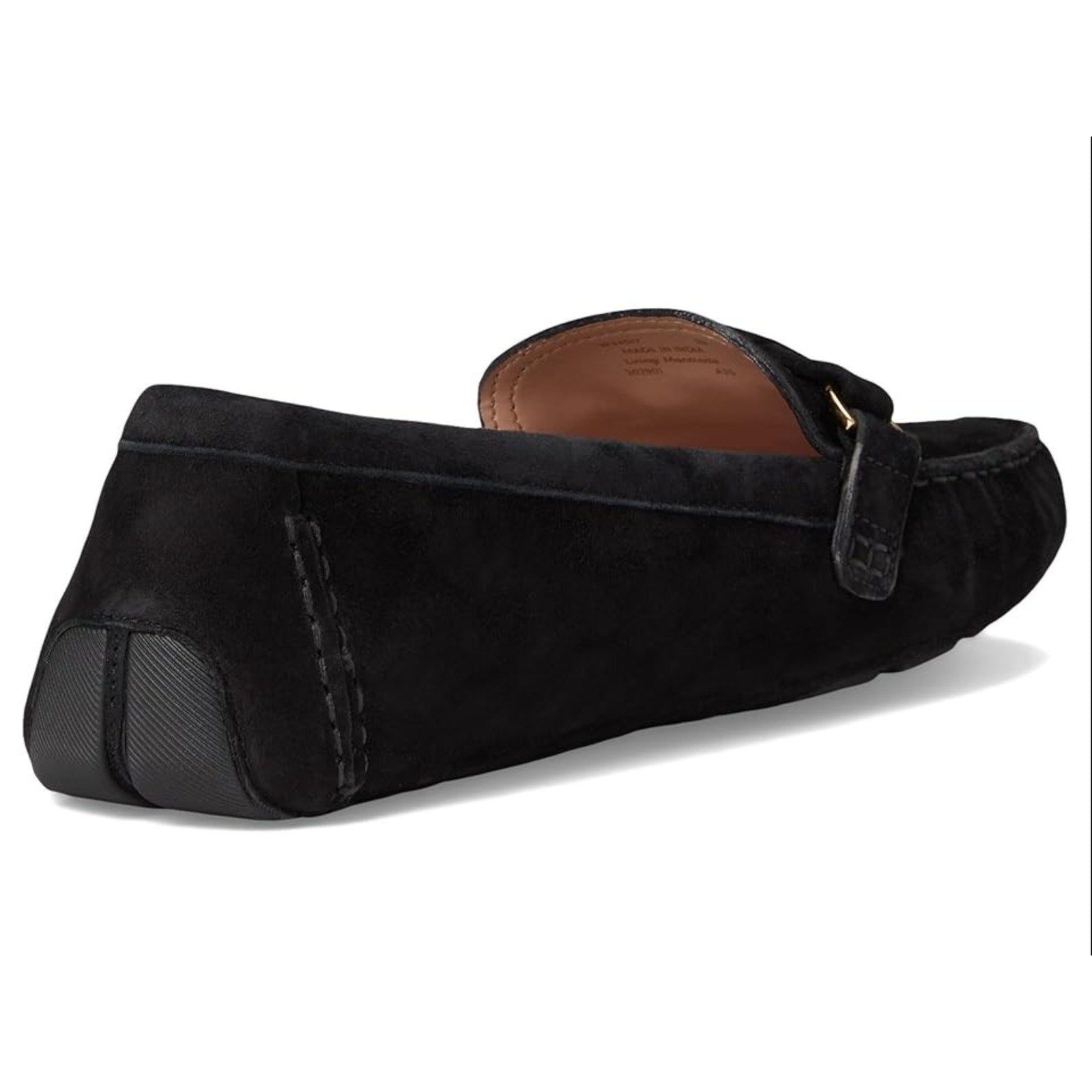 Cole Haan Womens Emmie Knot Driver Loafers US 8 B EU 38.5 Black Suede NIB