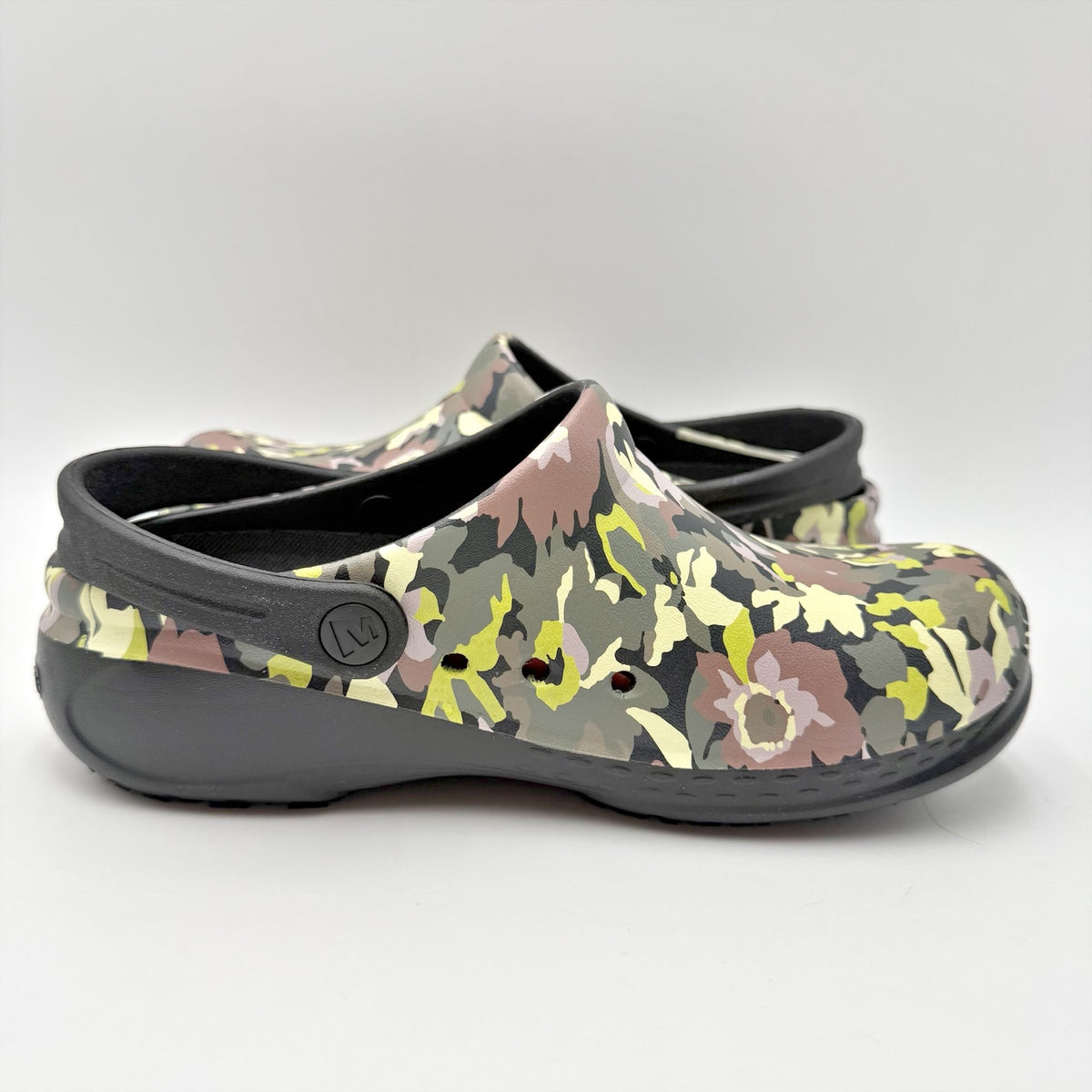 Merrell Womens Encore Service Pro Work Clogs Size 6 EU 37 Green Multi SR NIB