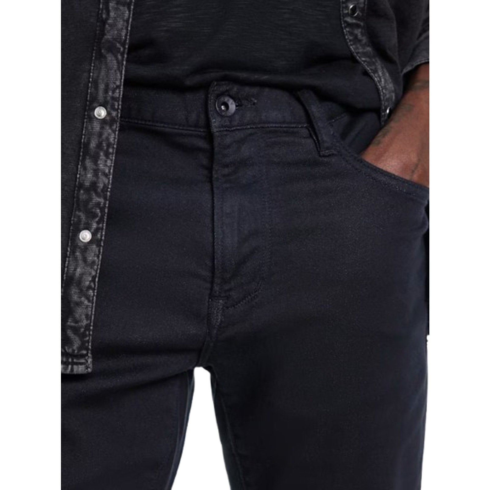 John Varvatos Mens J701 Weft Regular Fit Jeans 32x32 Dark Blue Denim NWT