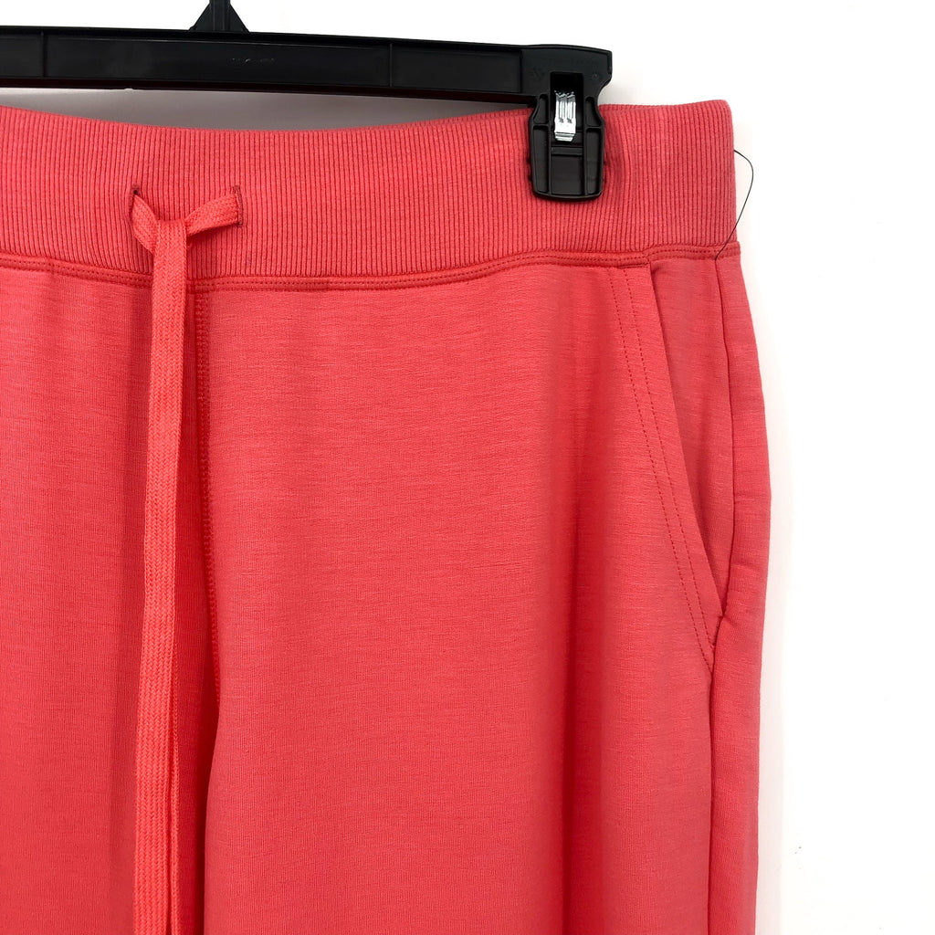 SKECHERS Women's GoLounge Restful Joggers Large Pink Coral Terry Sweatpants NWT