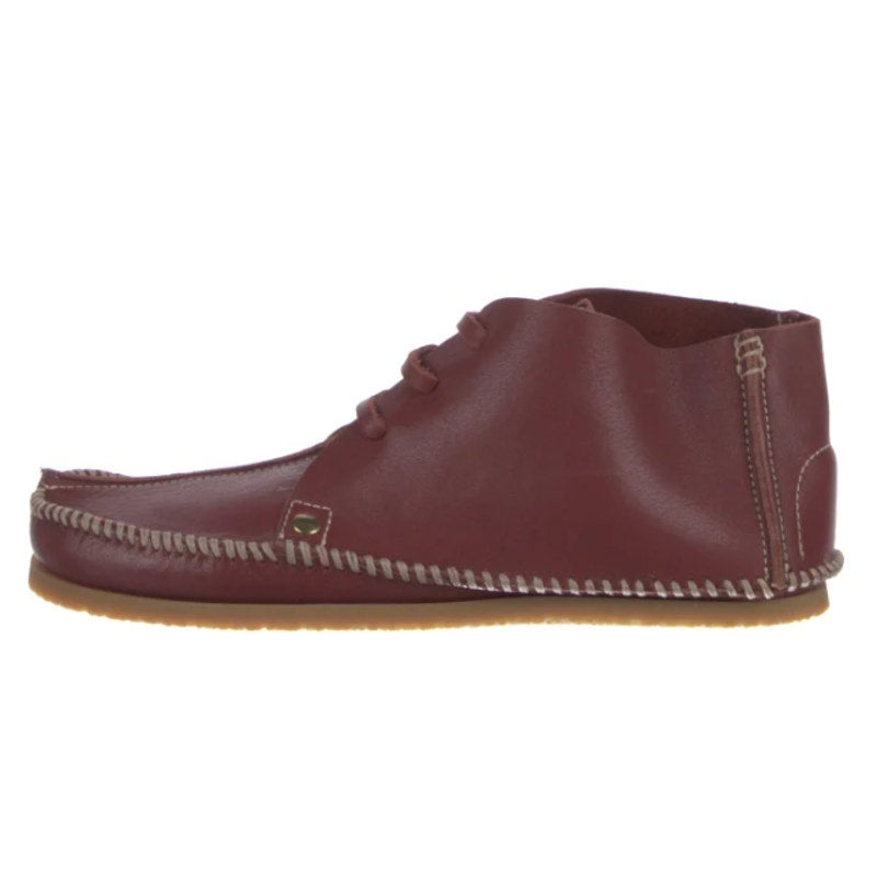 RE/DONE Womens Metal Oxford Shoes EU 37 US 7 Burgundy Leather NWOB