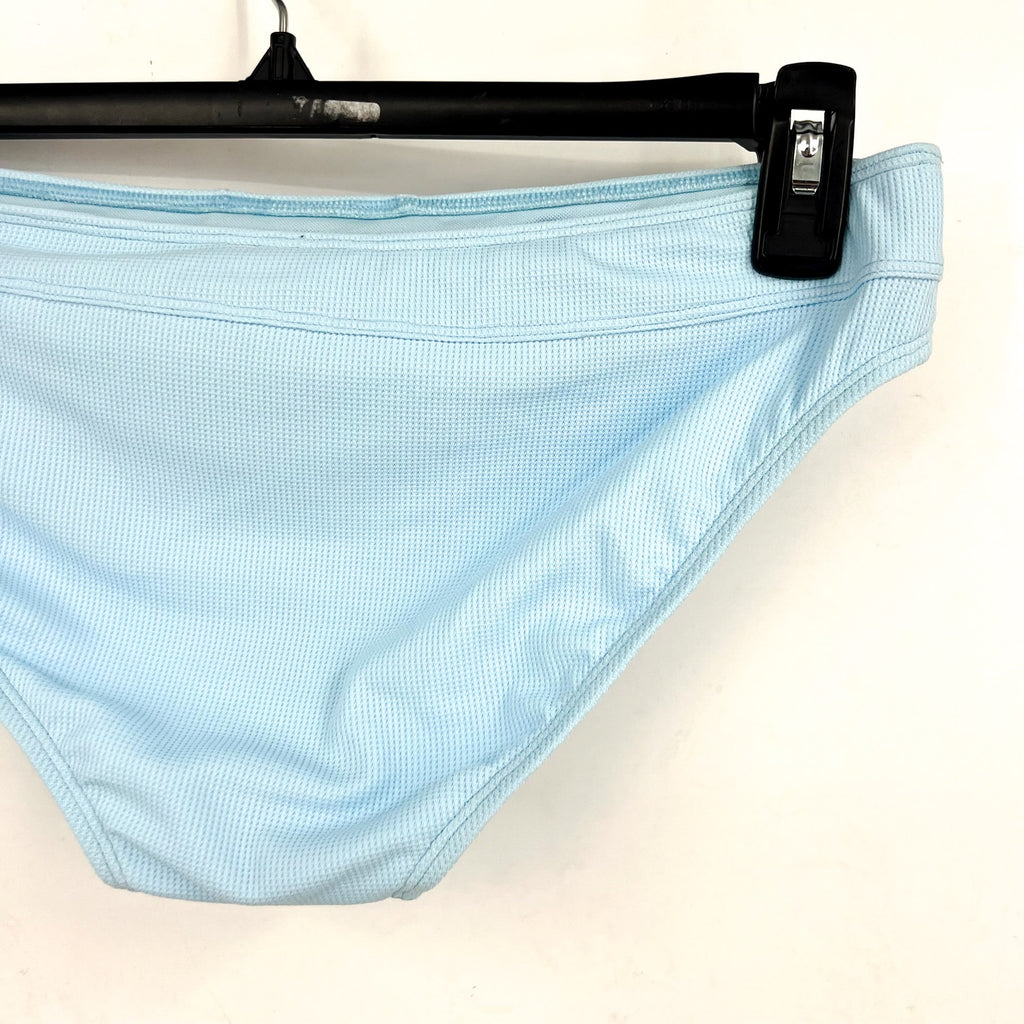 LILLY PULITZER Womens Orea Bikini Bottoms Size 6 Hydra Blue Gold Hardware NWT
