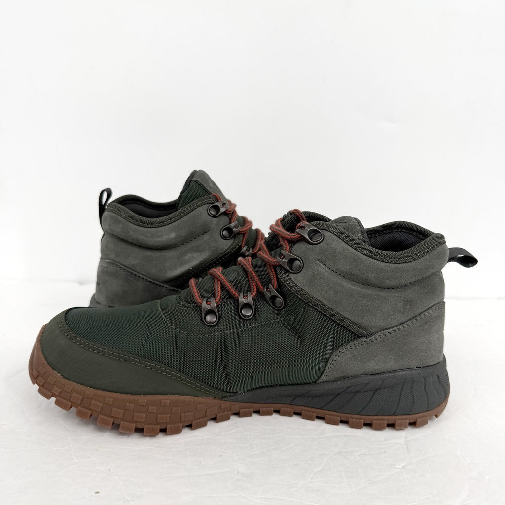 Columbia Mens Fairbanks Mid Hiking Boots US 8 EU 41 Dark Green Waterproof NIB