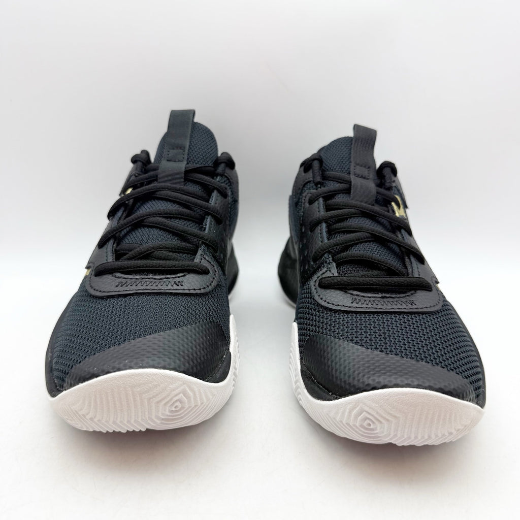 Under Armour Boys GS Jet '23 Basketball Athletic Shoes 4 Youth Black Gold NWOB