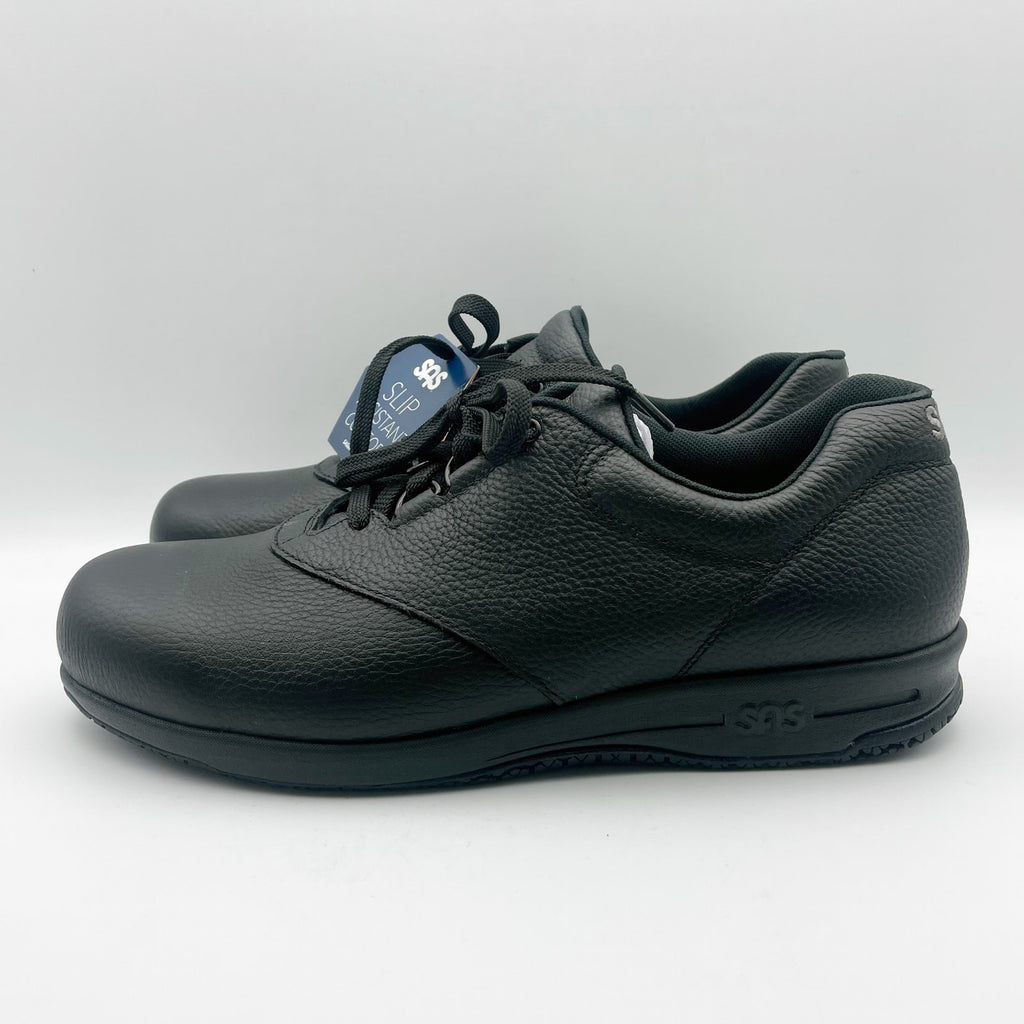 SAS Womens Liberty Lace Up Sneaker US 11 M EU 41.5 Black Leather SR NIB
