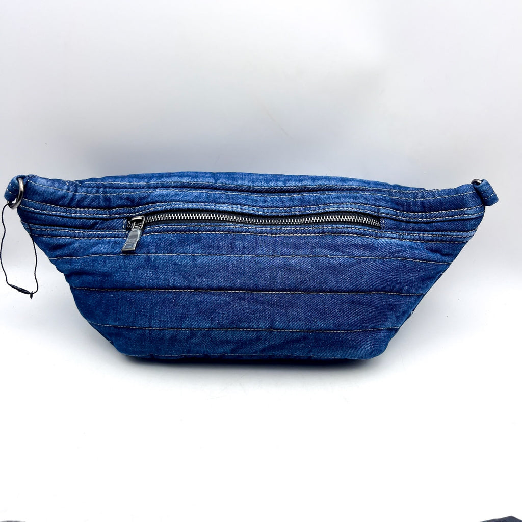 THINK ROYLN Sister Sling Denim Crossbody Bag Blue Stone Washed NWT