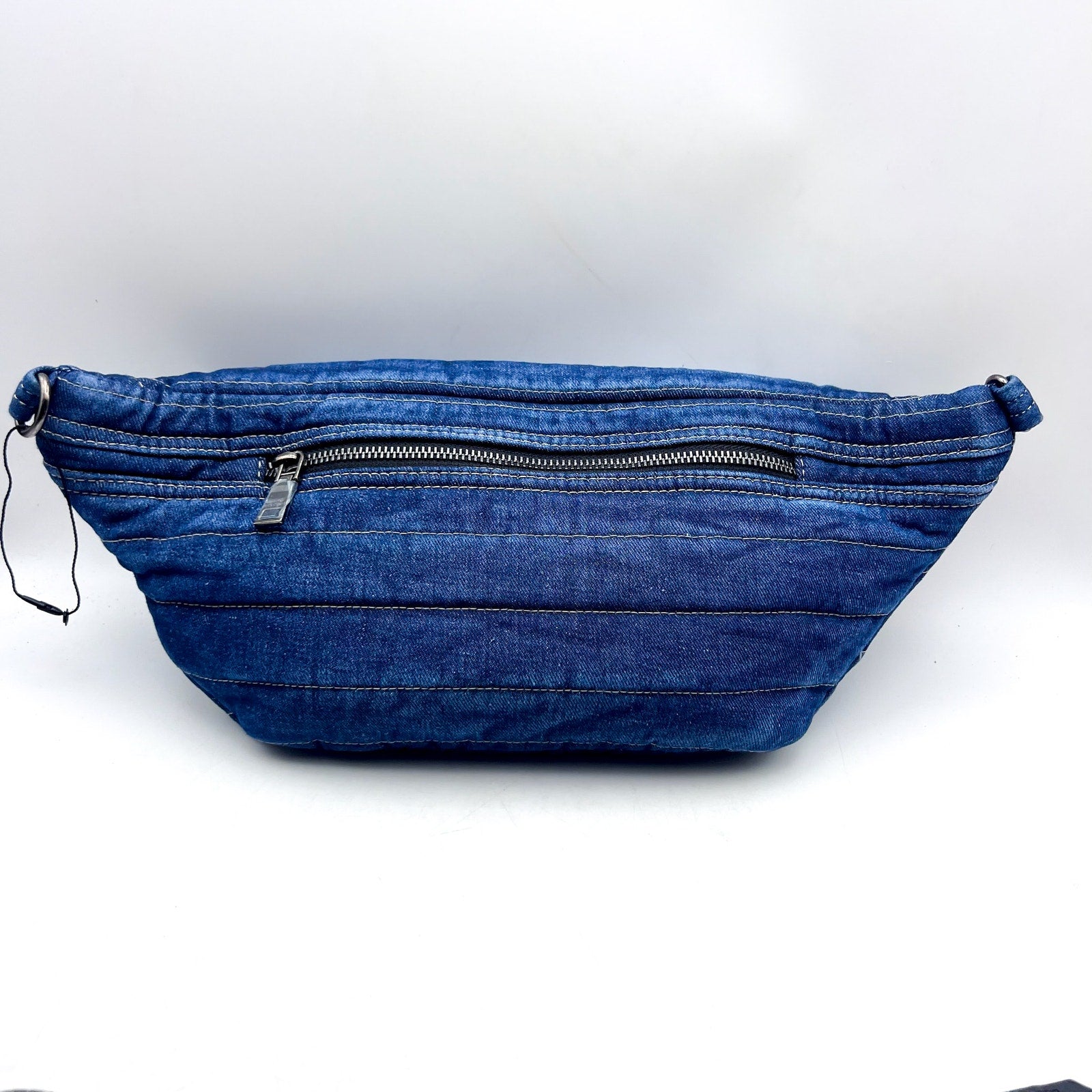 THINK ROYLN Sister Sling Denim Crossbody Bag Blue Stone Washed NWT