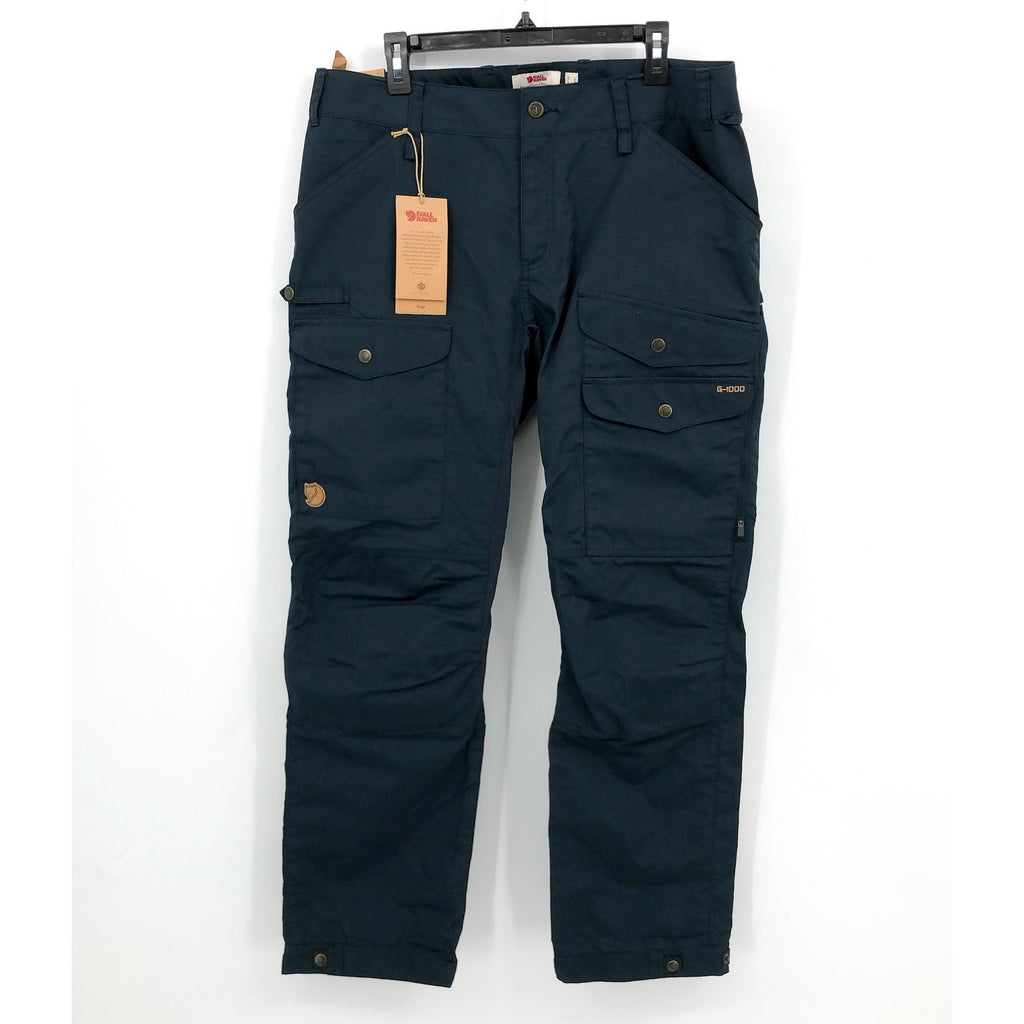 FJALLRAVEN Womens Vidda Pro Ventilated Pants US 14 EU 46 Navy Blue Trouser NWT