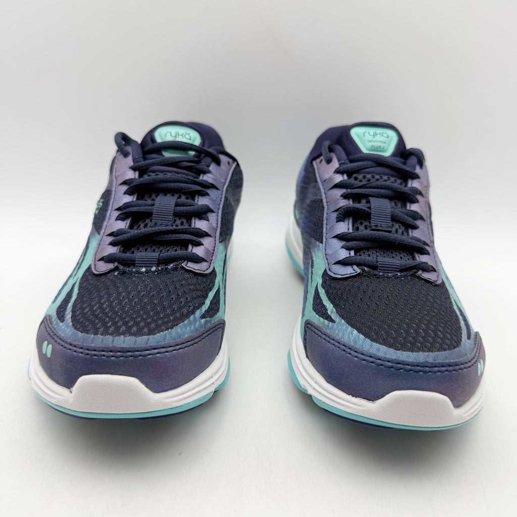 Ryka Womens Devotion Plus 2 Walking Sneakers US 5 M EU 35 Navy Teal Athletic NIB