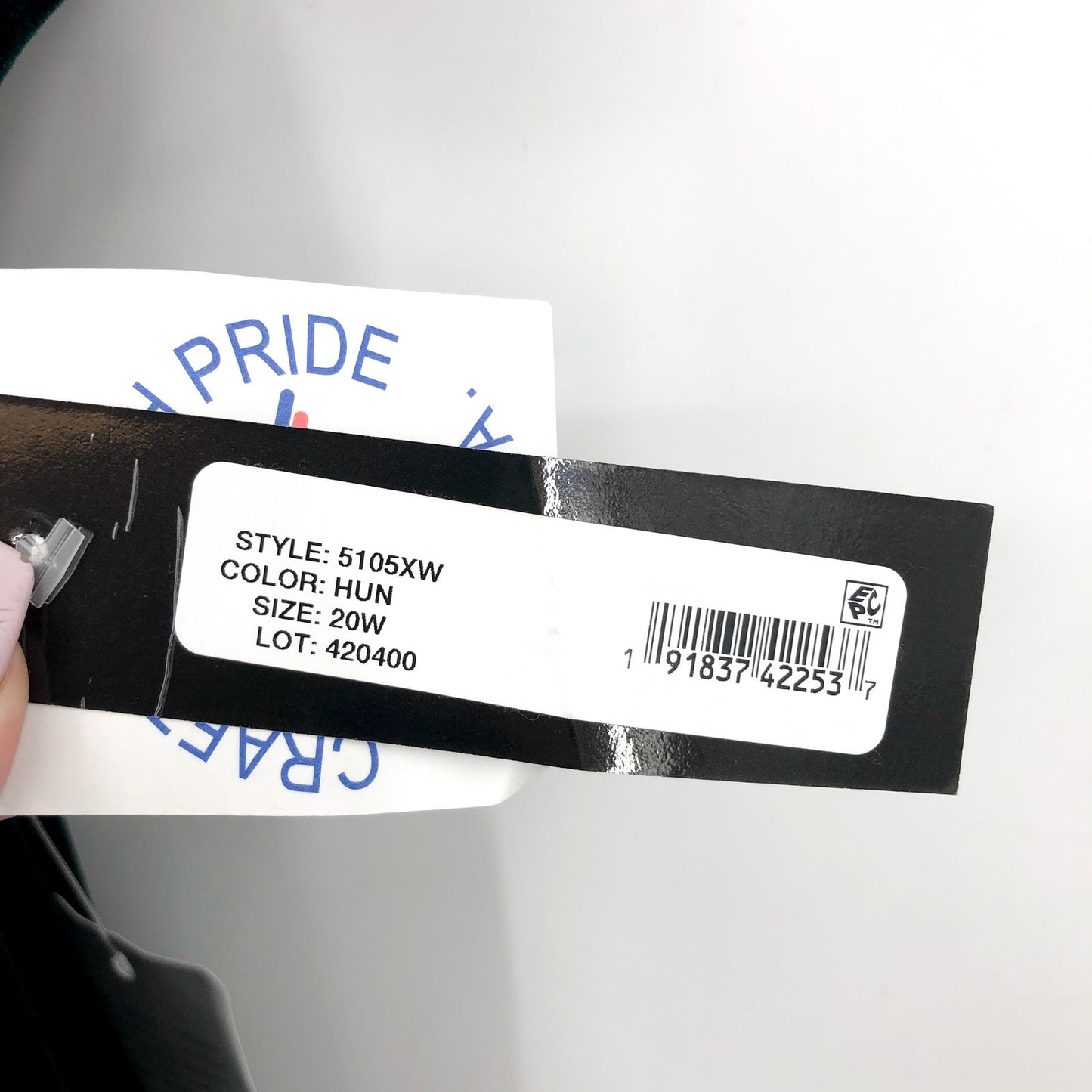 XSCAPE Women's Renee 3/4 Sleeve Velvet Floor Length Dress 20W Plus Hunter NWT