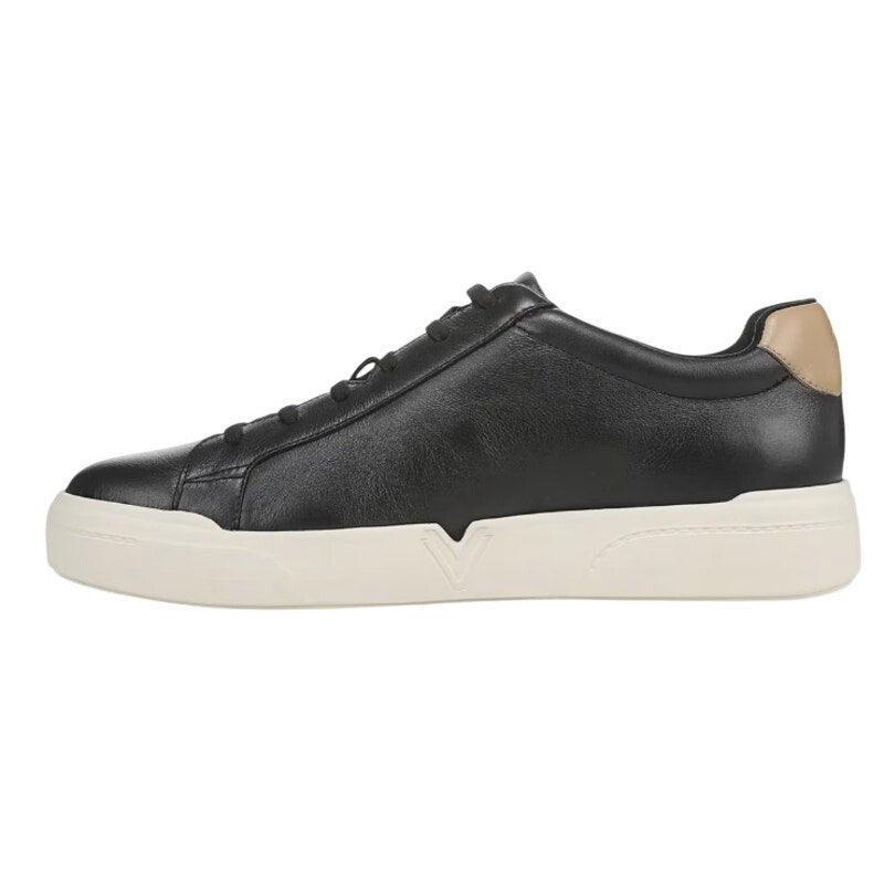 Vionic Mens Colbie Sneakers US 12 EU 45 Black Leather NWOB