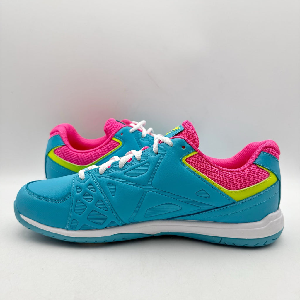 FILA Womens Double Bounce 3 Pickleball Athletic Shoes Size 7.5 Blue Pink NIB