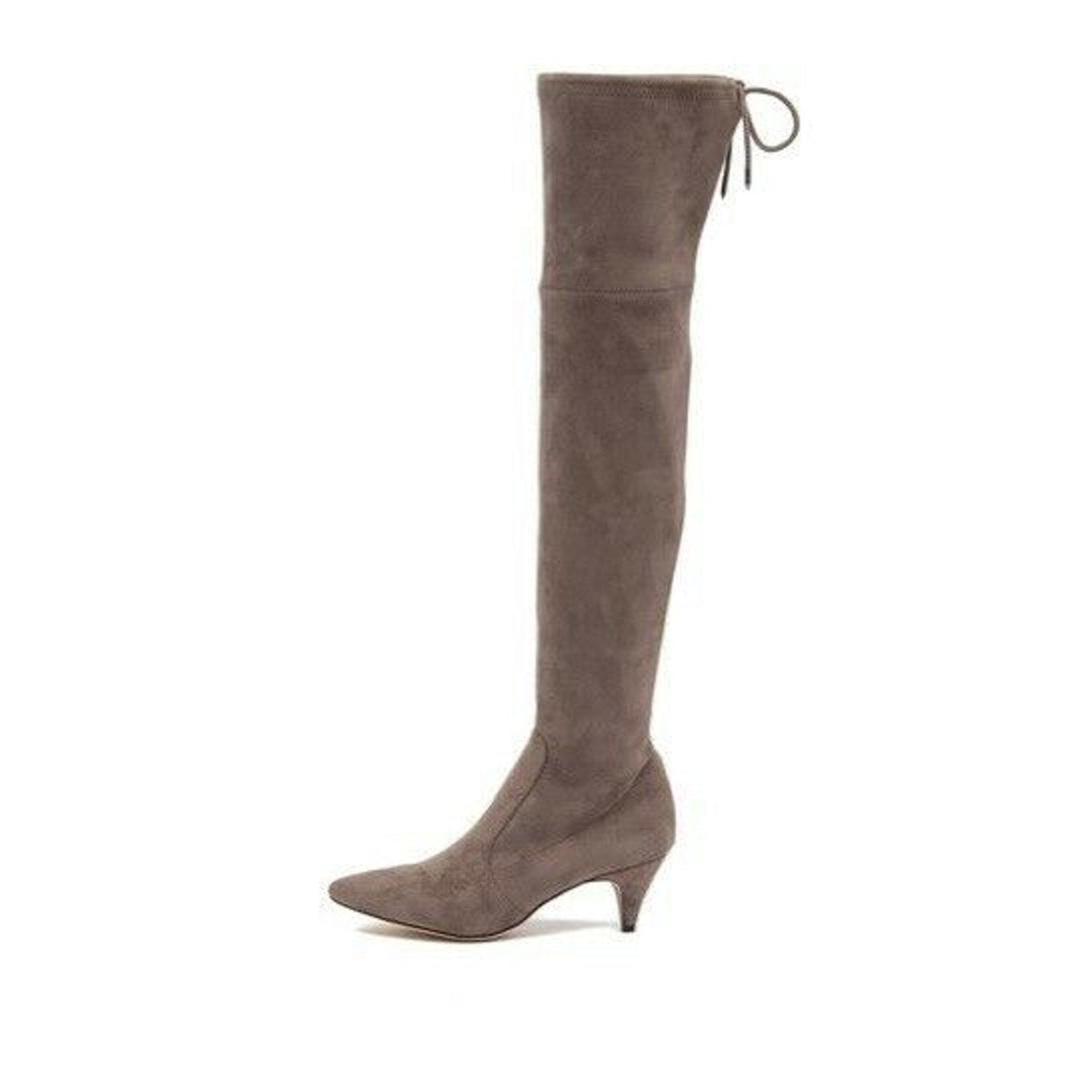 Sam Edelman Womens Kristie Over The Knee Boots Size 9 M EU 39 Grey Taupe NWOB