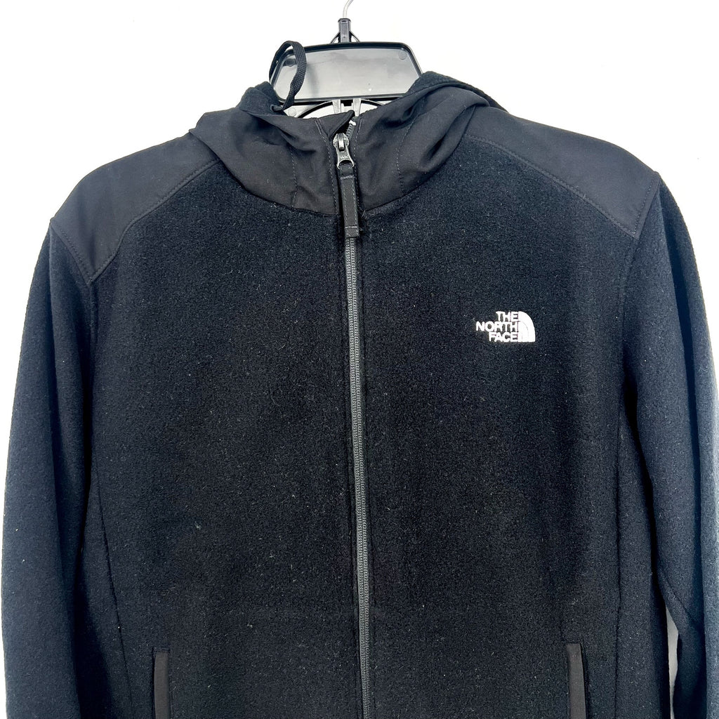 THE NORTH FACE Womens Alpine Polartec 200 Jacket Medium Black Full Zip Hood NWT