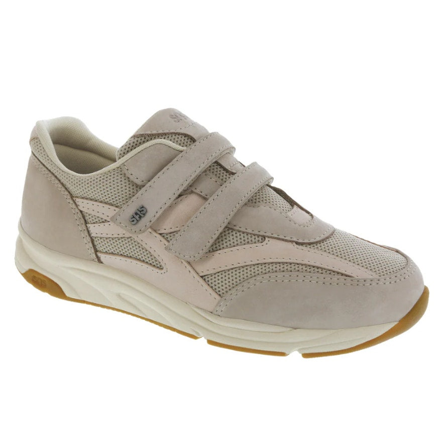 SAS Women Tour Mesh Comfort Walking Sneaker Size 5 Taupe Pink NIB